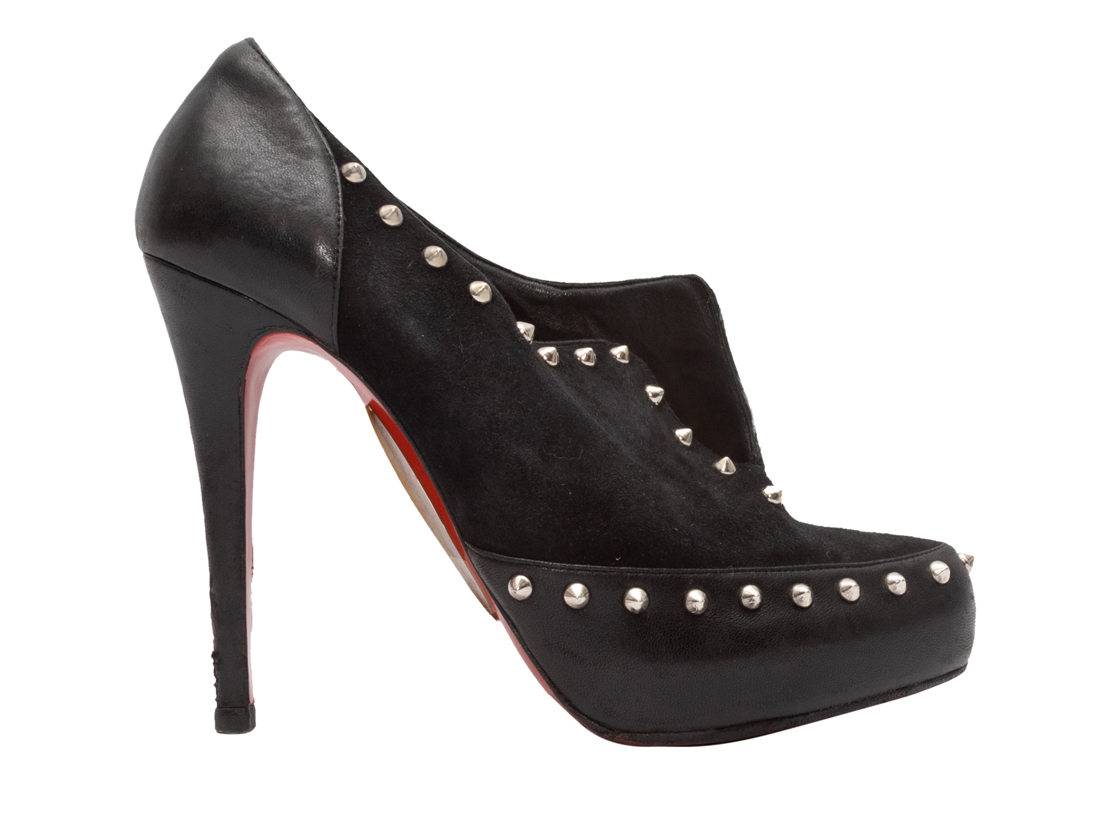 Christian Louboutin Authenticated Suede Boots