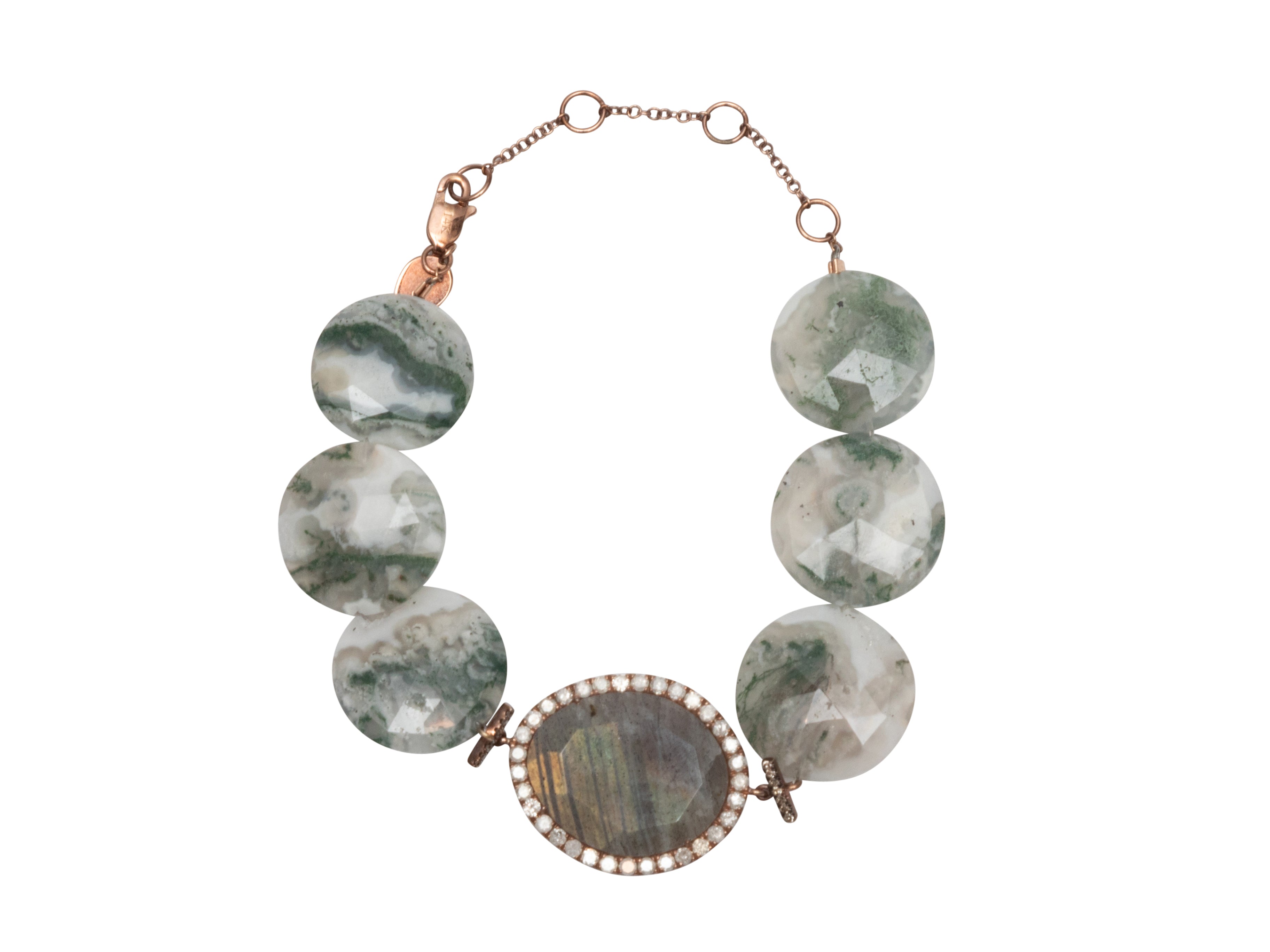 Louis Vuitton Necklace on Jasper Beads