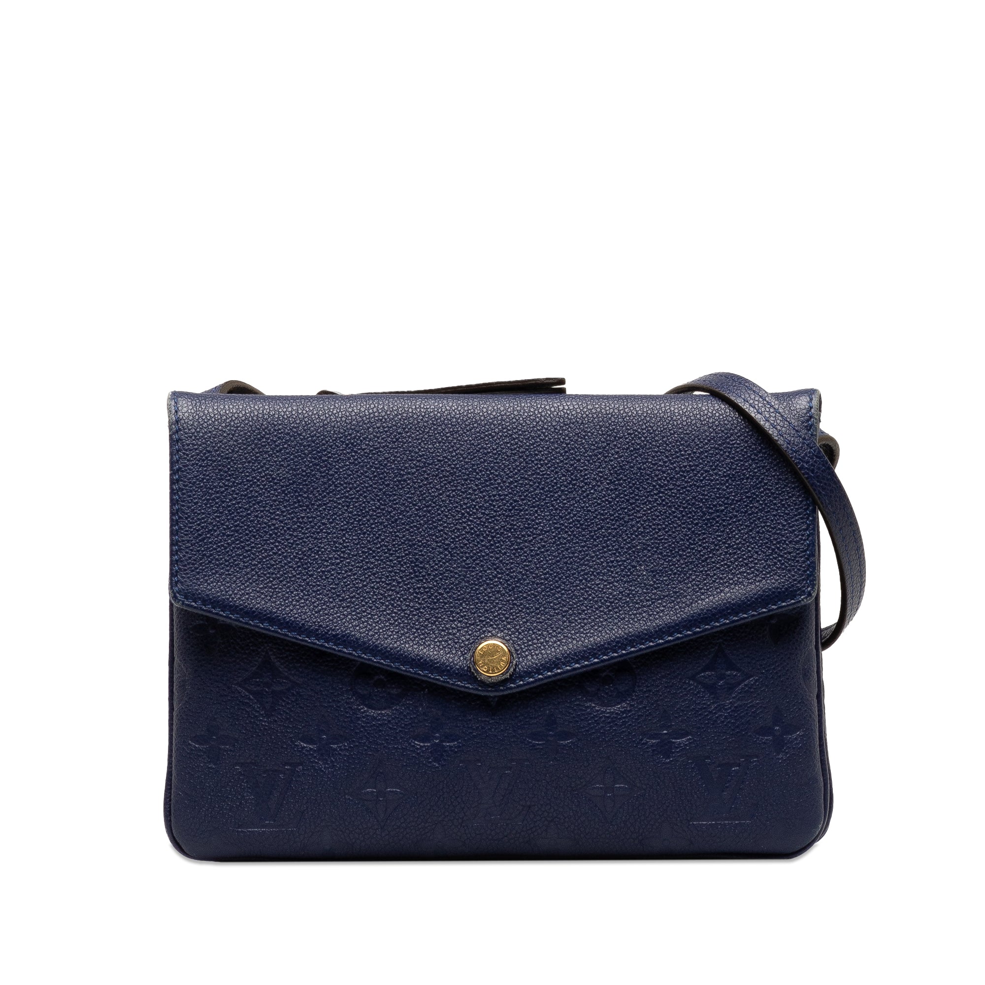 Blue Louis Vuitton Monogram Empreinte Twice Crossbody Bag – PoligoShops  Revival
