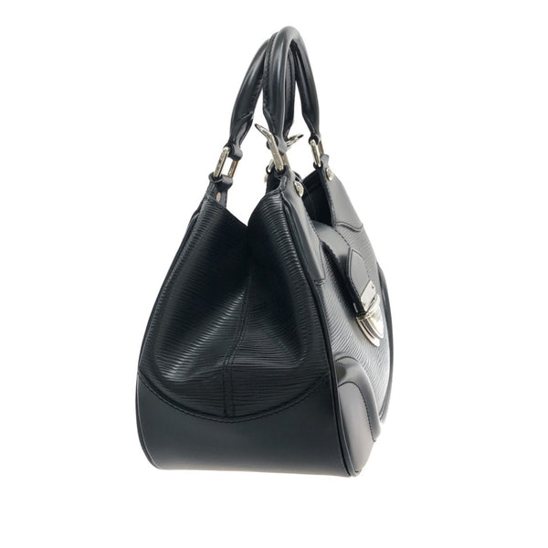 Louis Vuitton Black Epi Leather Pochette Montaigne Bag Louis