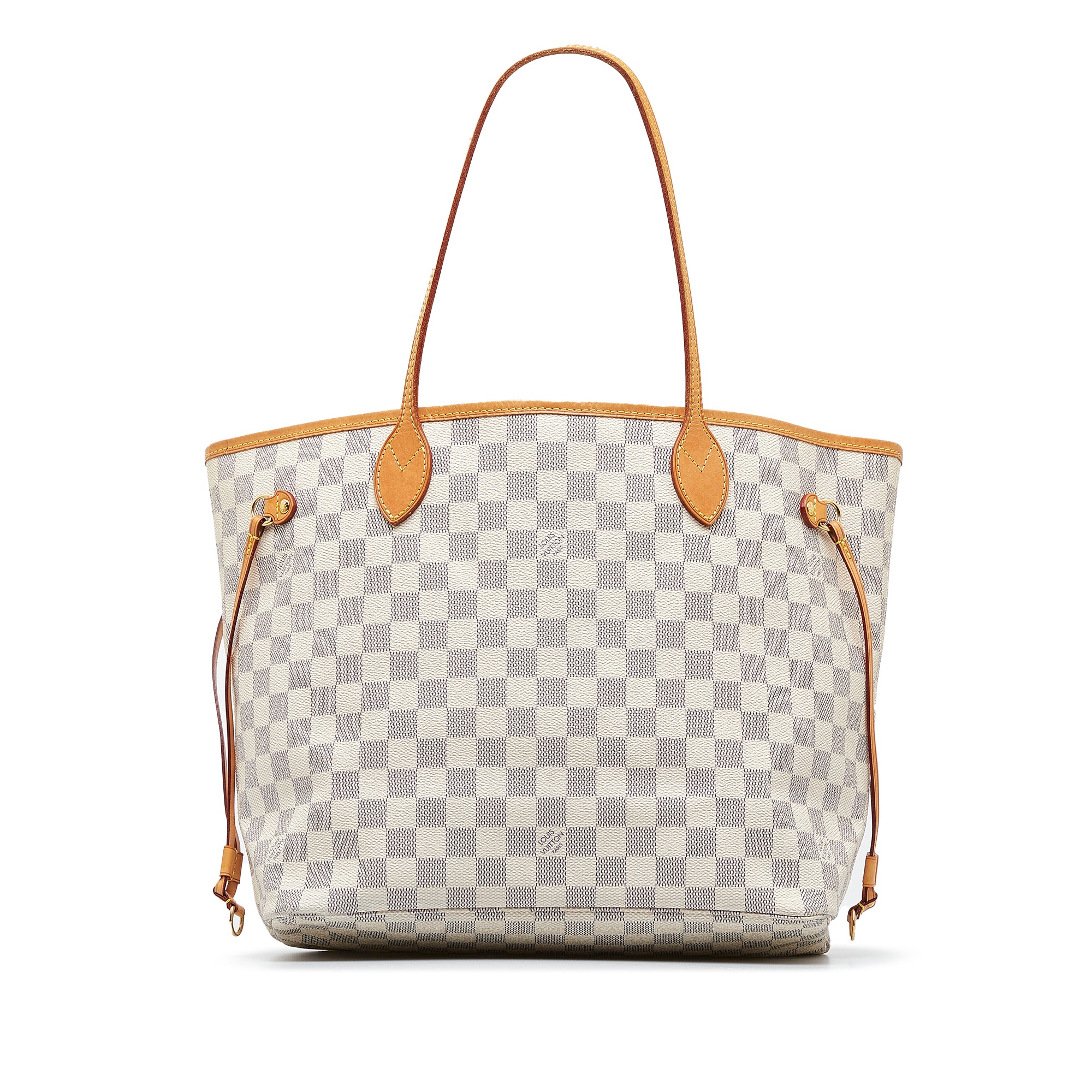Louis Vuitton - Authenticated Neverfull Handbag - Cotton White for Women, Good Condition