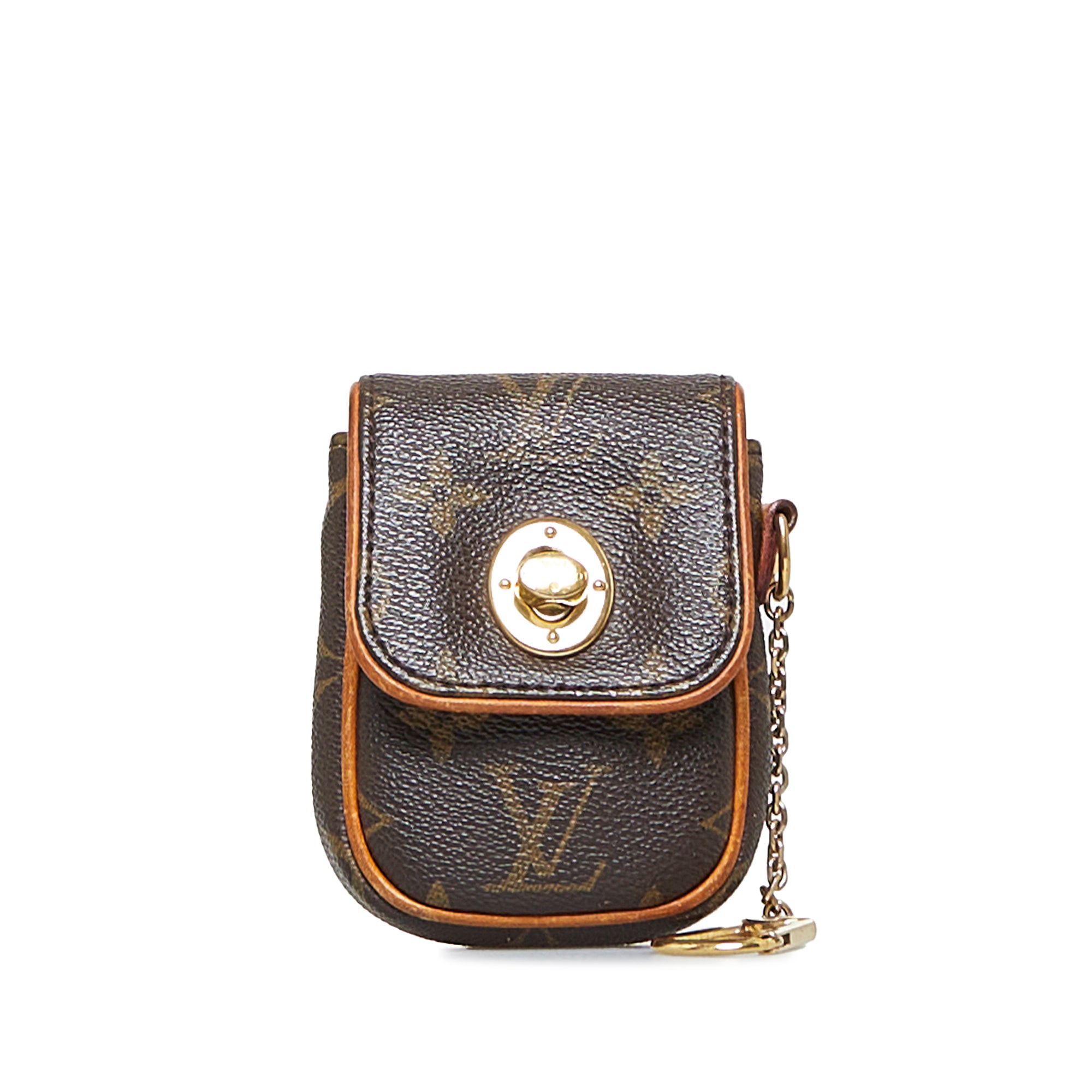 Authentic LOUIS VUITTON LV Monogram Tulum Pochette Key Cles Canvas Turn  Lock Flap Key Pouch Bag Charm Coin Purse, Luxury, Bags & Wallets on  Carousell