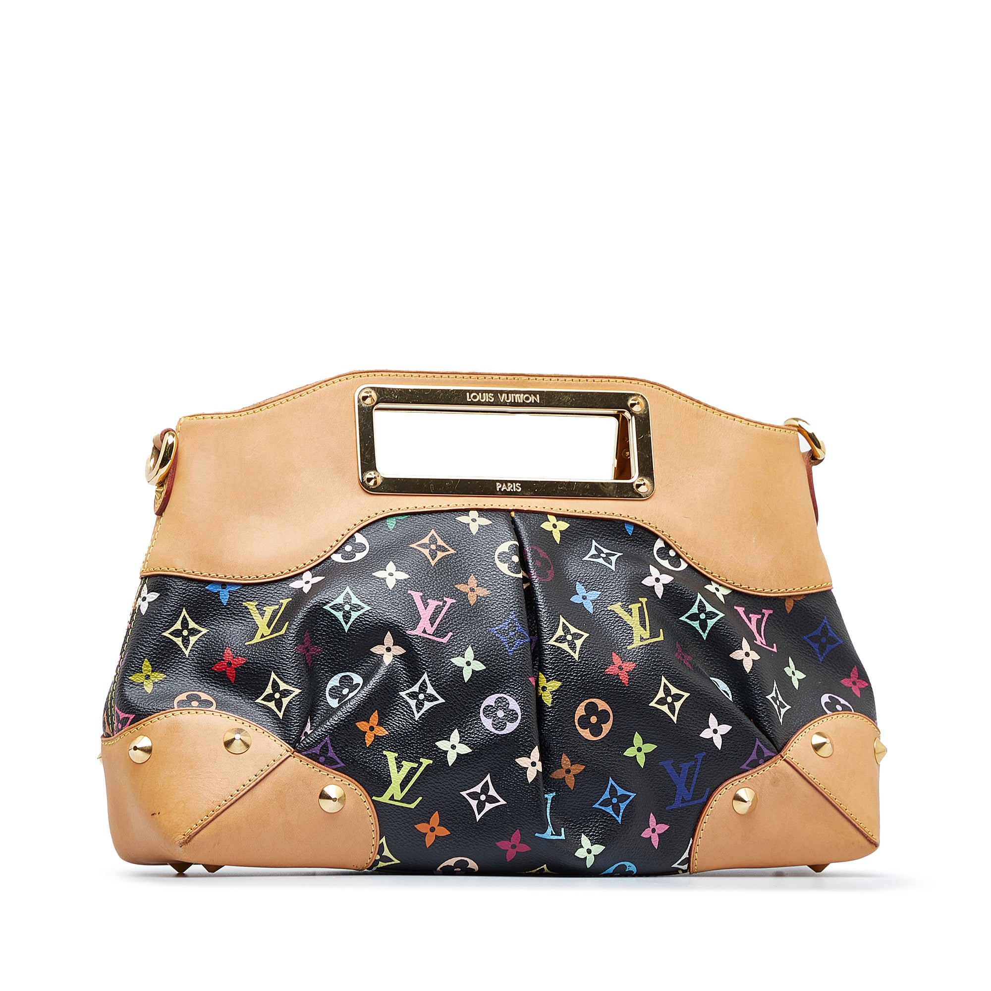 Louis Vuitton Multicolour Black Canvas Judy MM Bag