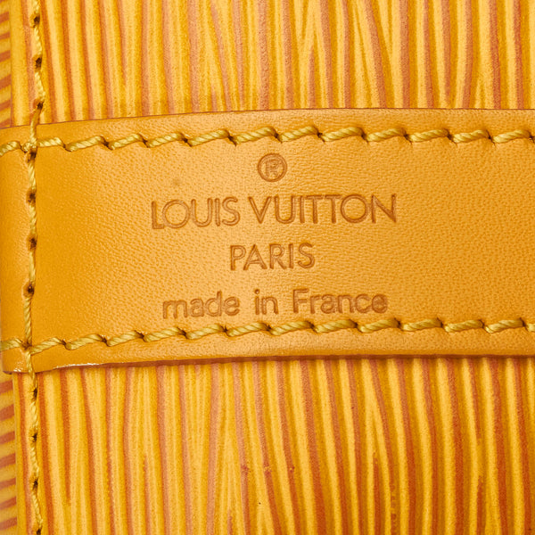 Yellow Louis Vuitton Epi Petit Noe Bucket Bag, AmaflightschoolShops  Revival