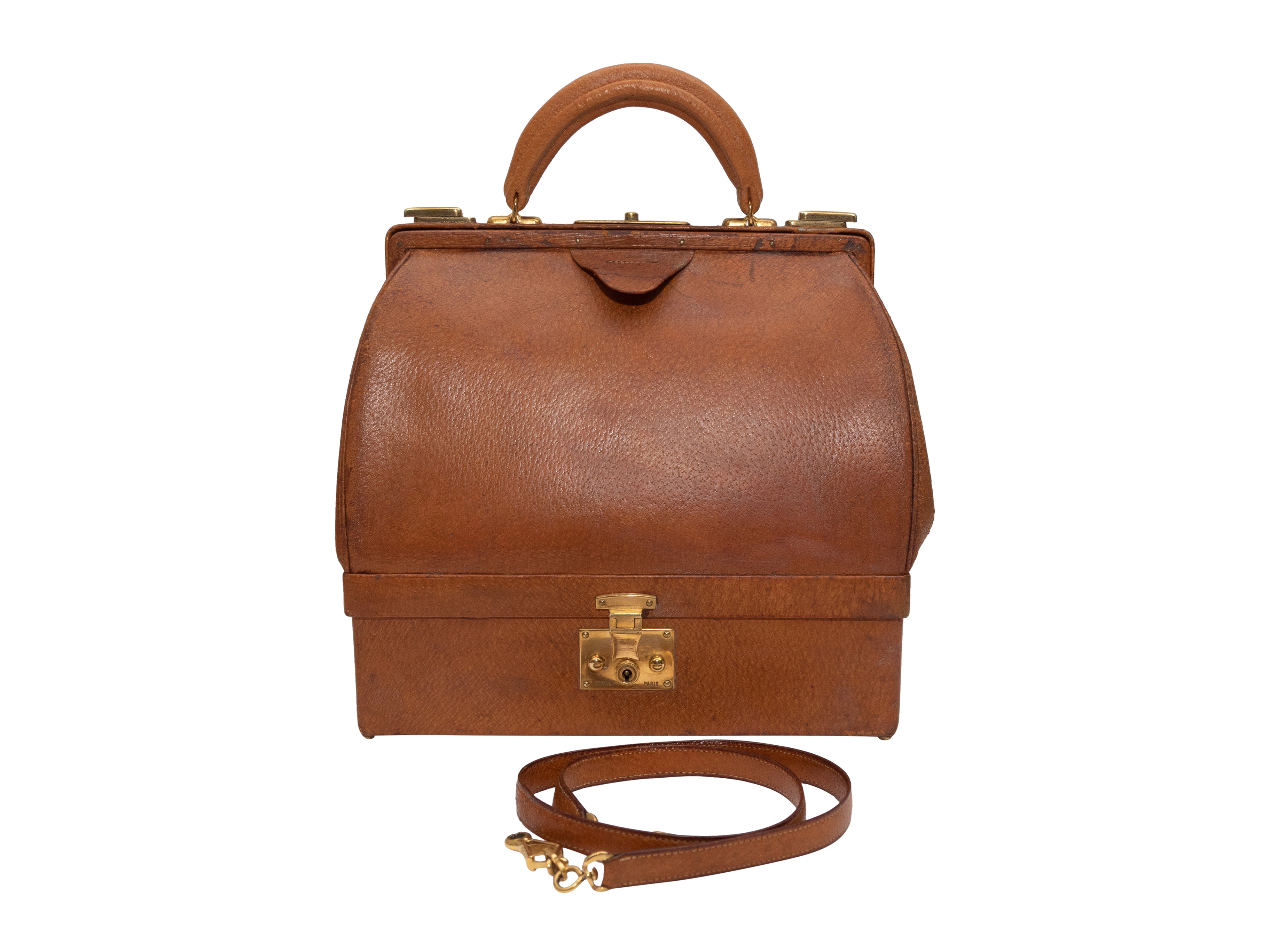 Vintage Tan Hermes Rare Sac Malette Bag, RvceShops Revival