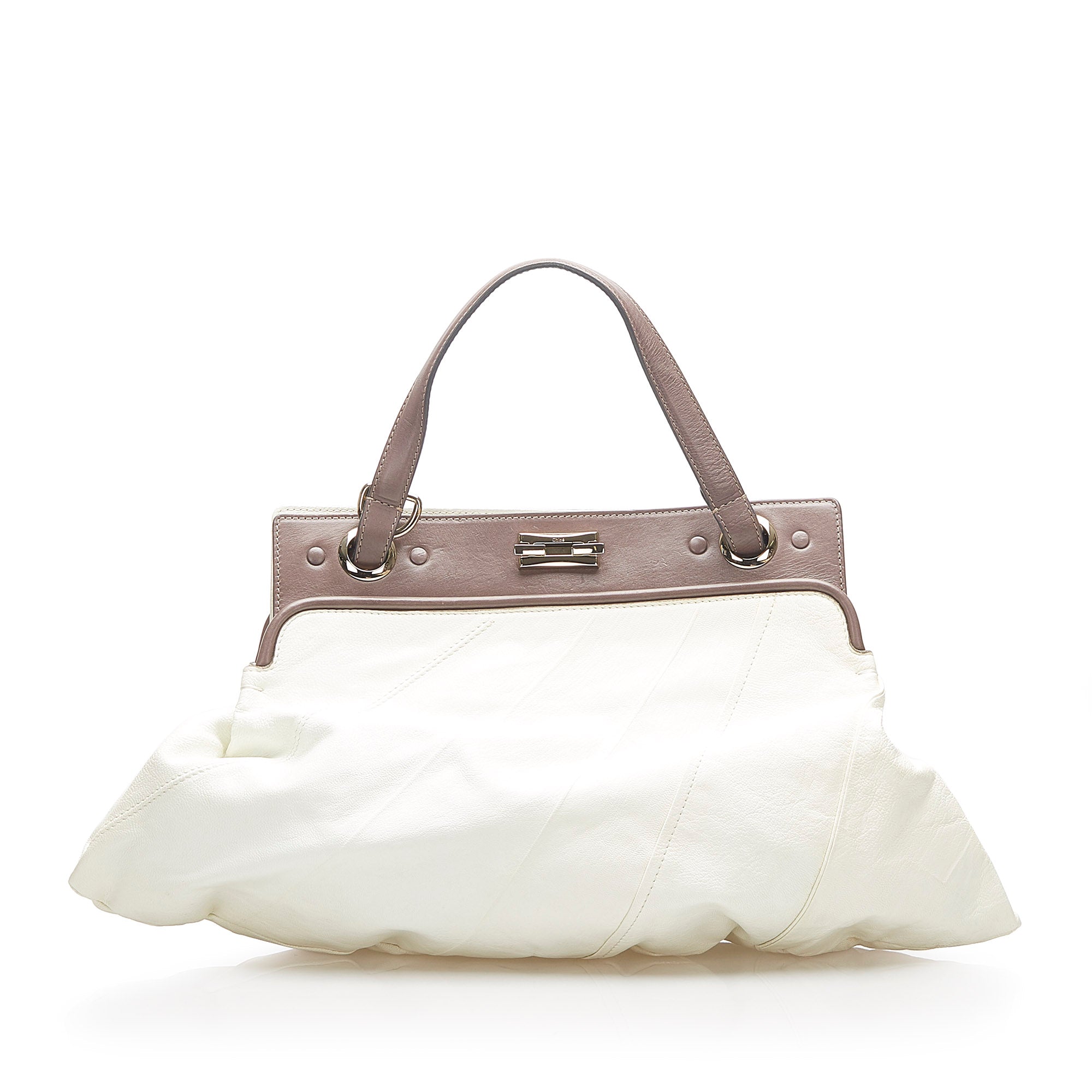 White The Row Pebbled Leather Crossbody – Designer Revival