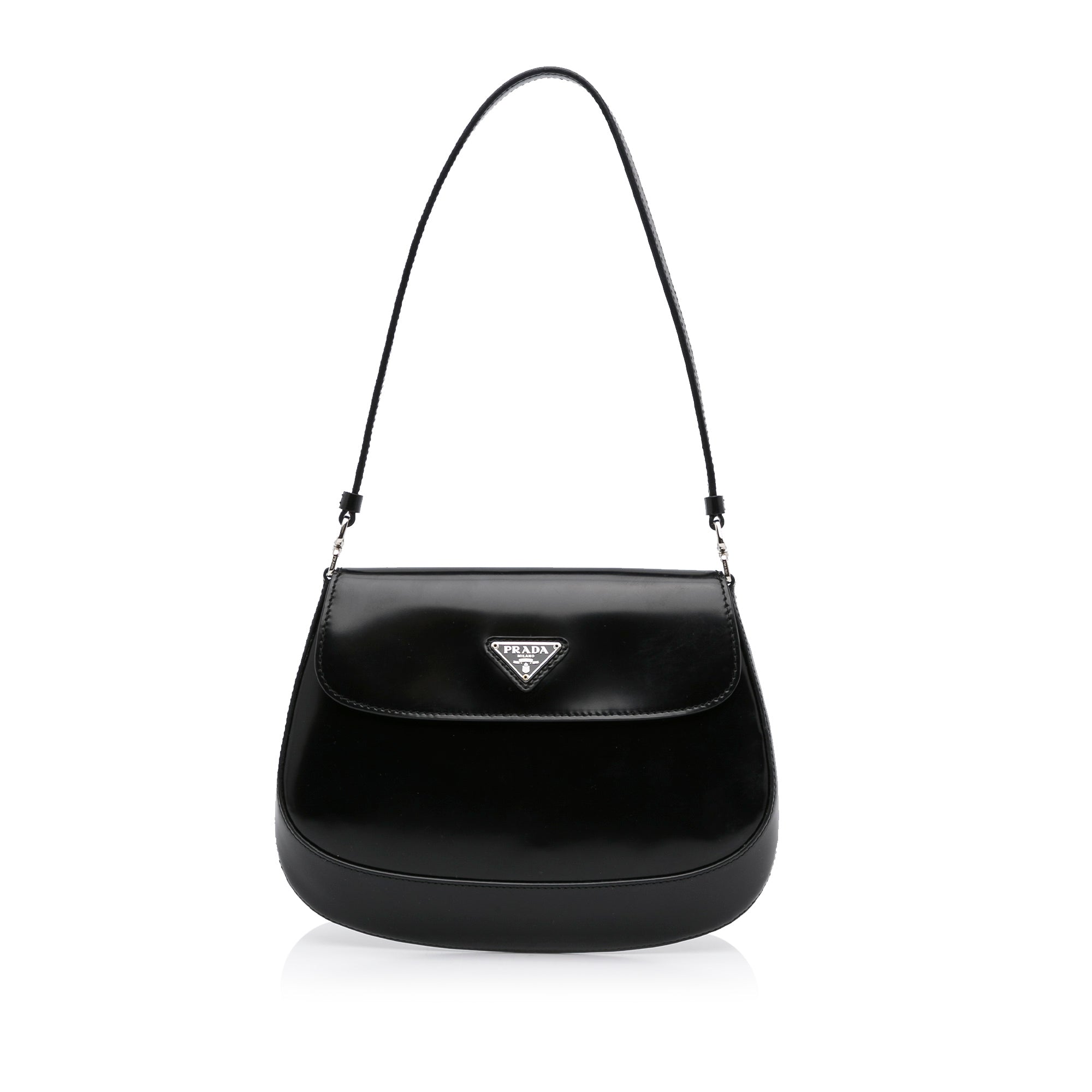 Prada Cleo Brushed Leather Shoulder Bag in 2023  Leather shoulder bag,  Fashion bags, Shoulder bag