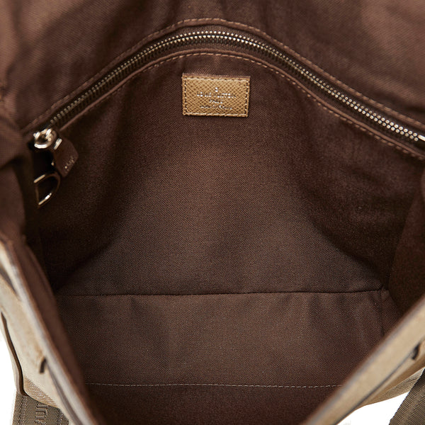 Louis Vuitton monogram canvas brown leather bunny belt bag for