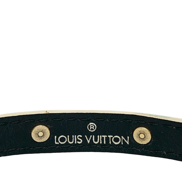 Louis Vuitton Blue Studded Suhali Belt