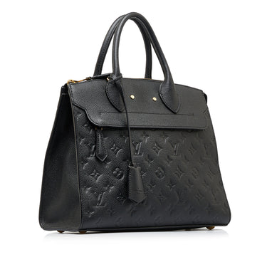 Louis Vuitton Monogram Empreinte Pont Neuf MM Bag in Beige Leather