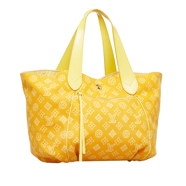 Louis Vuitton Louis Vuitton Cabas Ipanema GM White Monogram Cotton