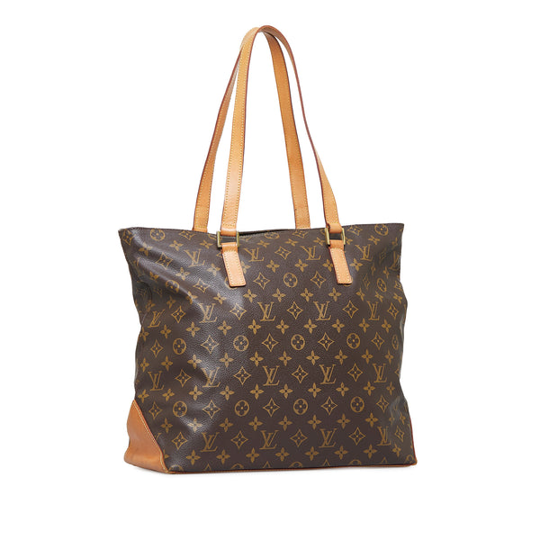 Authentic Louis Vuitton Berri Tote PM Brown Monogram Canvas Handbag  Designer Bag