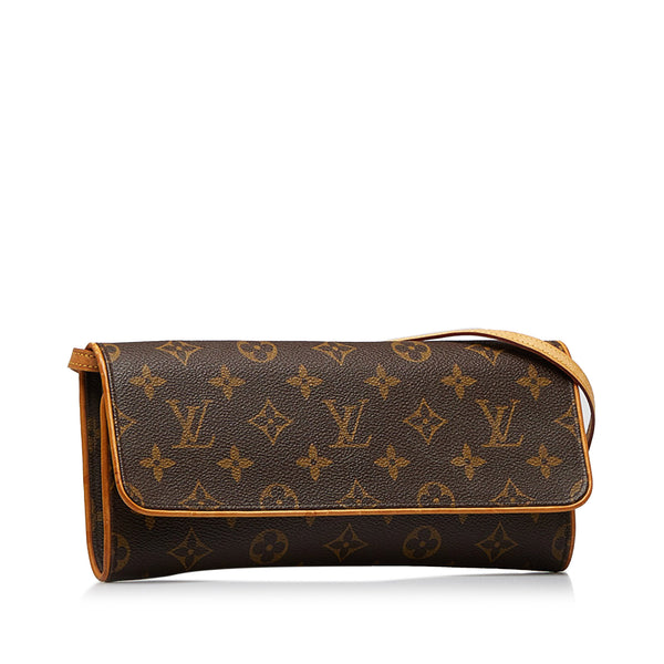 Louis Vuitton Pochette Twin GM Monogram Canvas Handbag
