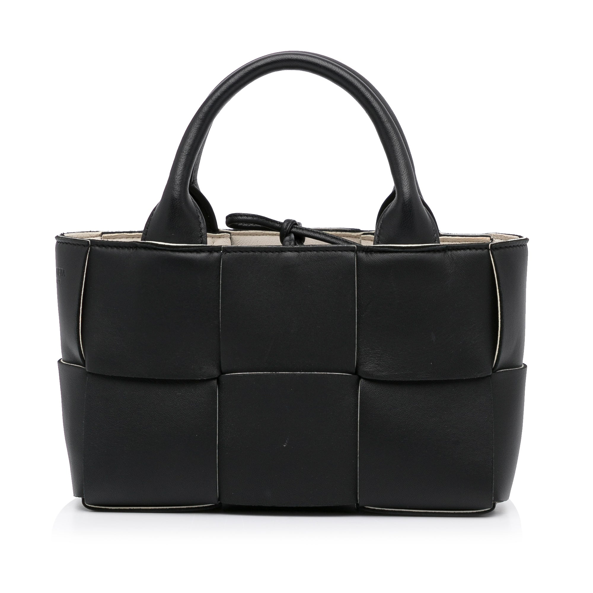 Bottega Veneta - Authenticated Nodini Handbag - Leather Grey for Women, Good Condition
