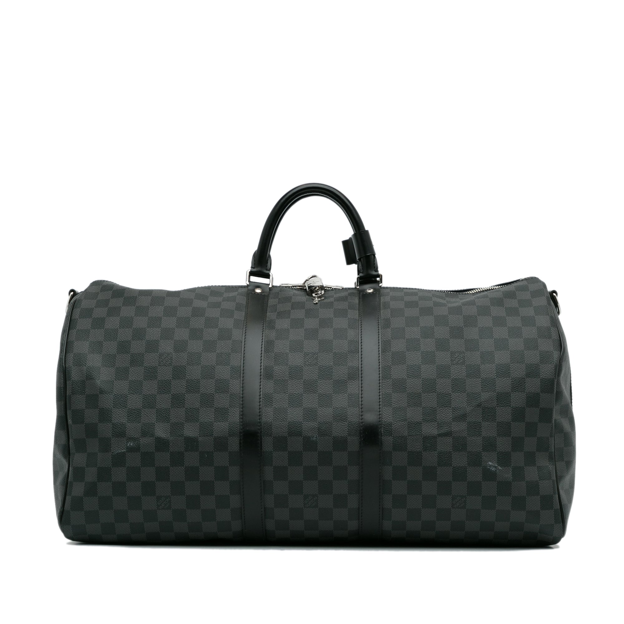 Louis Vuitton Damier Graphite Keepall Bandouliére 55 w/ Strap