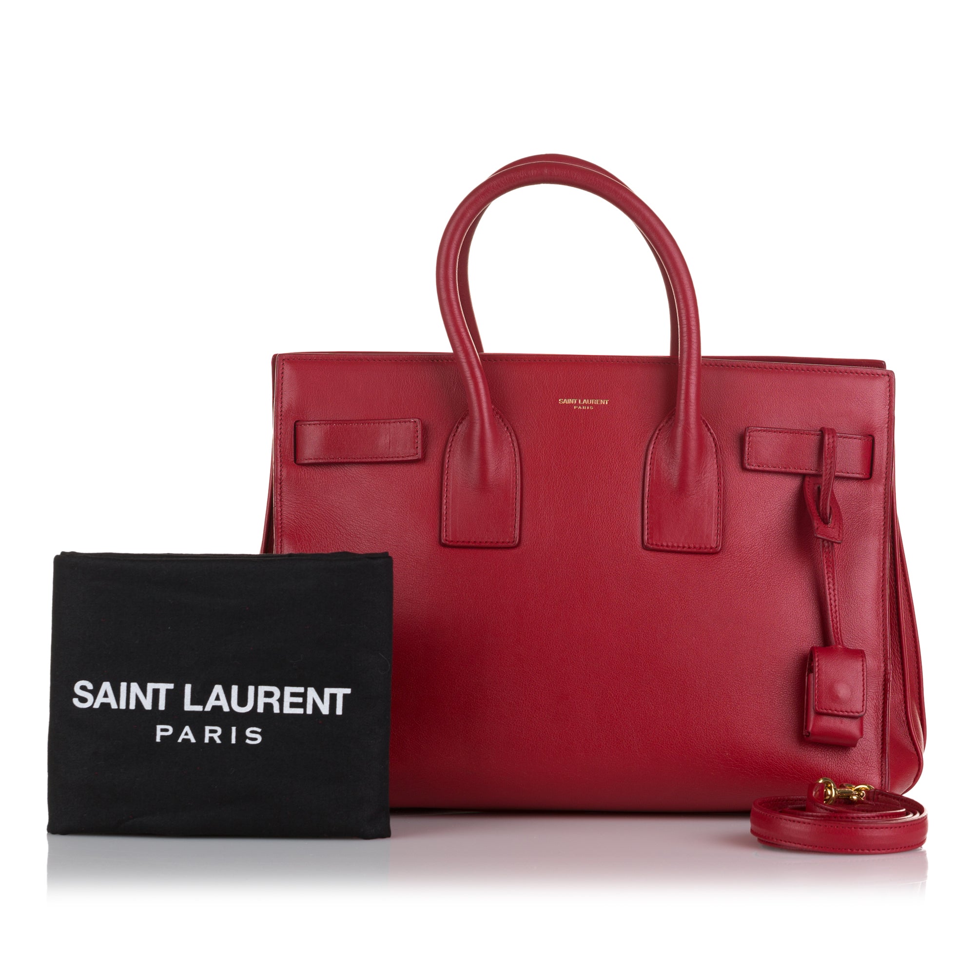 Saint Laurent Sac De Jour Baby YSL Leather Top-Handle Bag