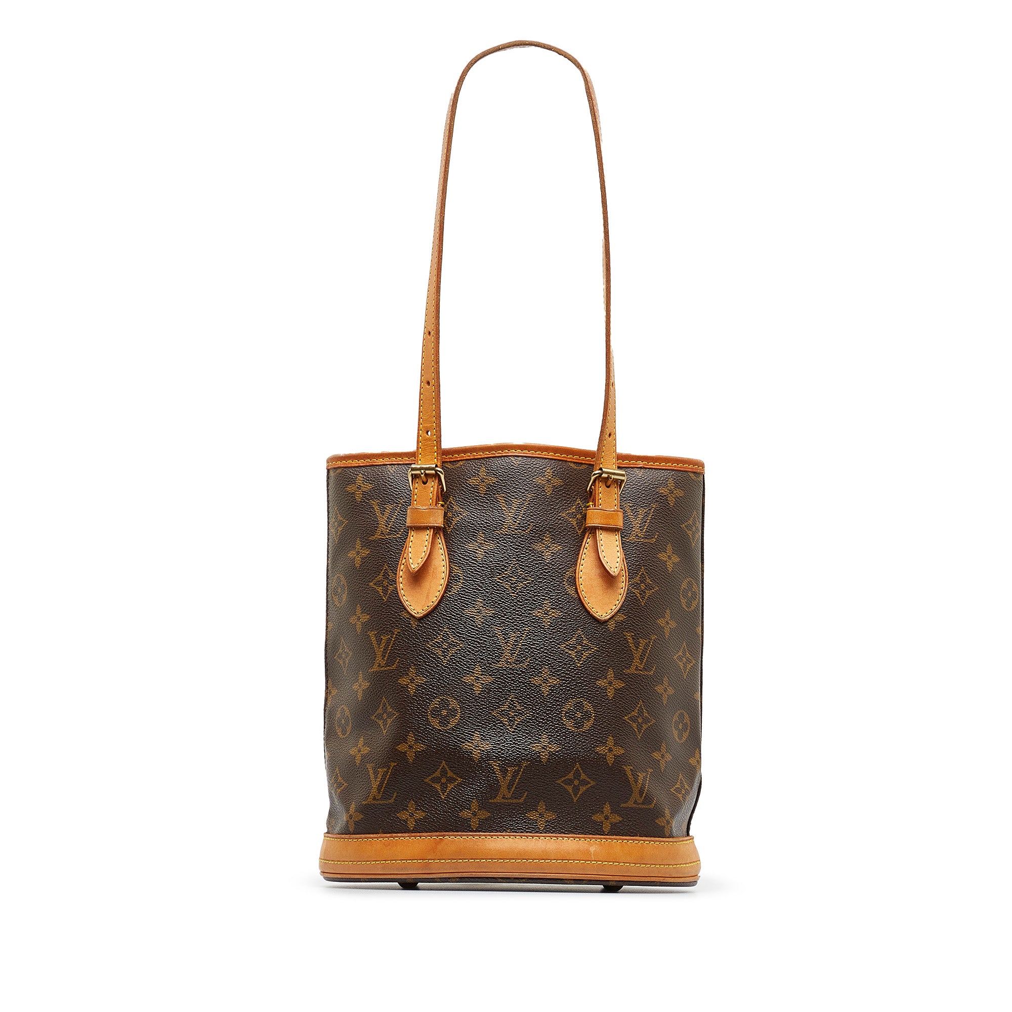 Authenticated Used Louis Vuitton Monogram Bucket PM Handbag Tote