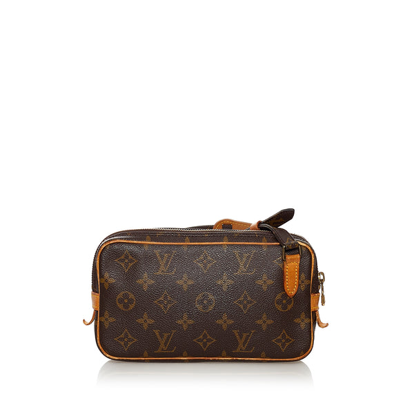 Louis Vuitton 100% Canvas Brown Monogram Pochette Marly