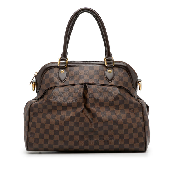 Louis Vuitton Damier Ebene Canvas and Leather Trevi GM Bag Louis