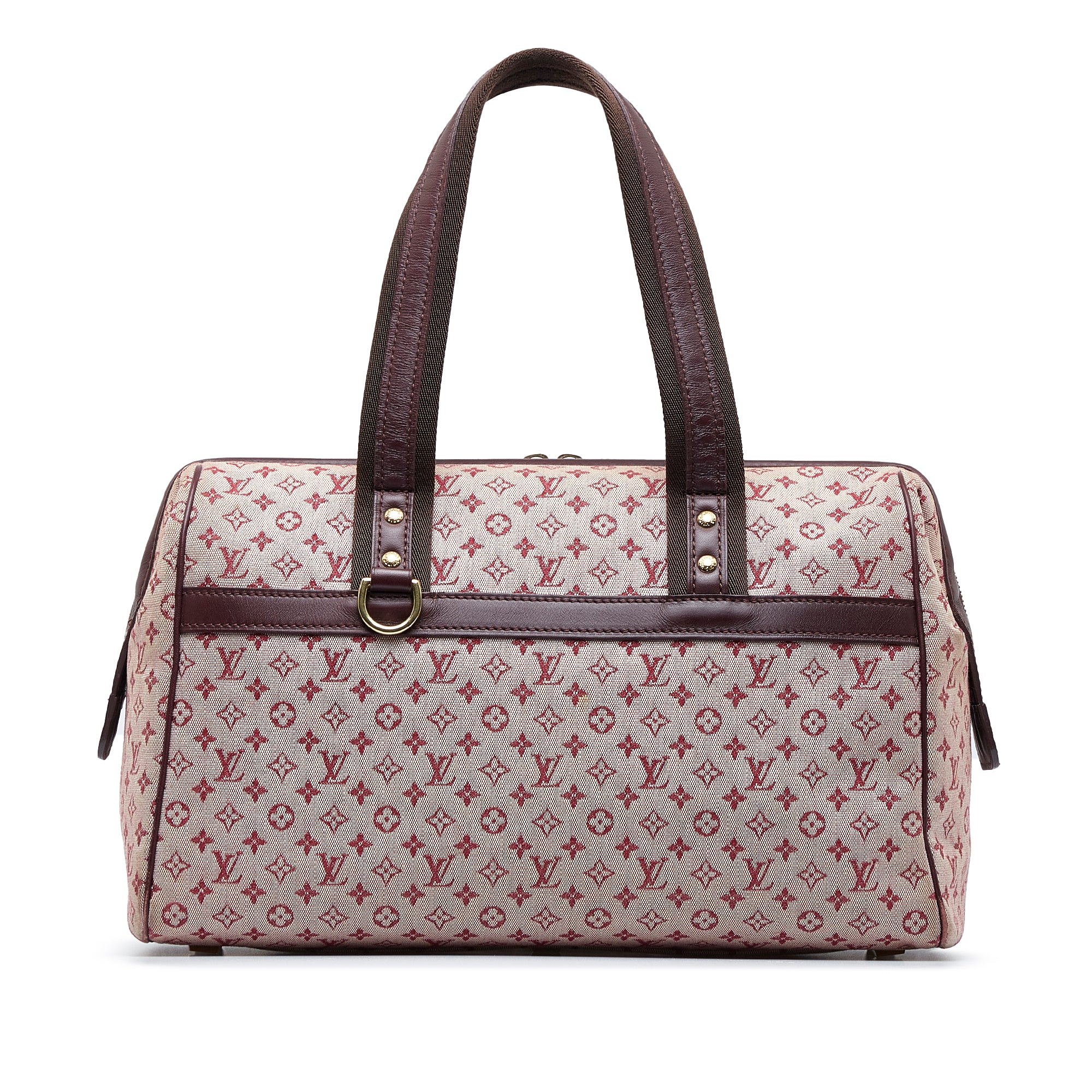 Red Louis Vuitton Monogram Mini Lin Lucille PM Handbag