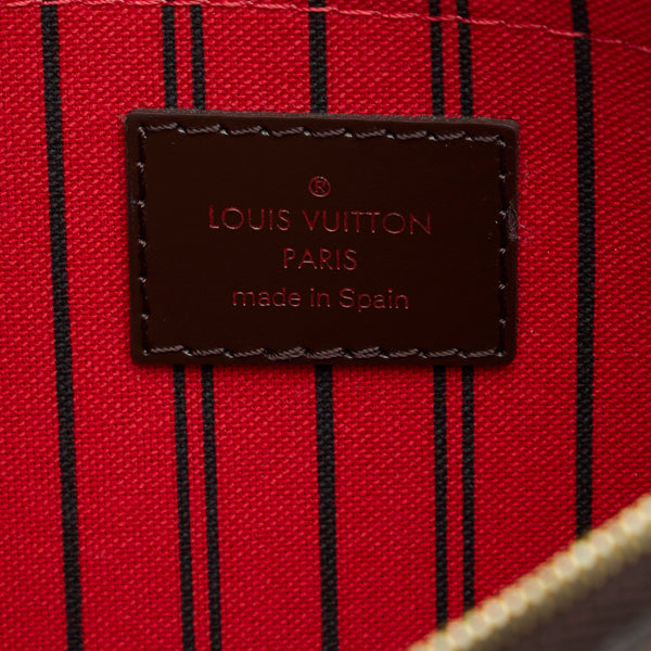 Louis Vuitton Damier Ebene Neverfull MM Pochette
