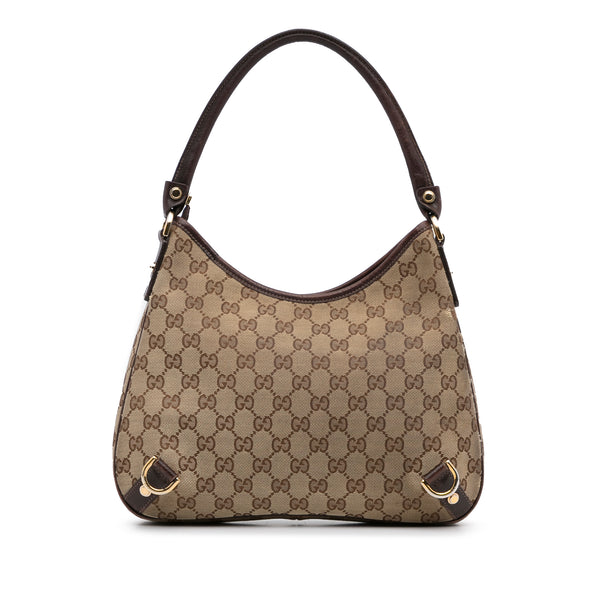 Brown Gucci GG Canvas Abbey D-Ring Shoulder Bag – Designer Revival