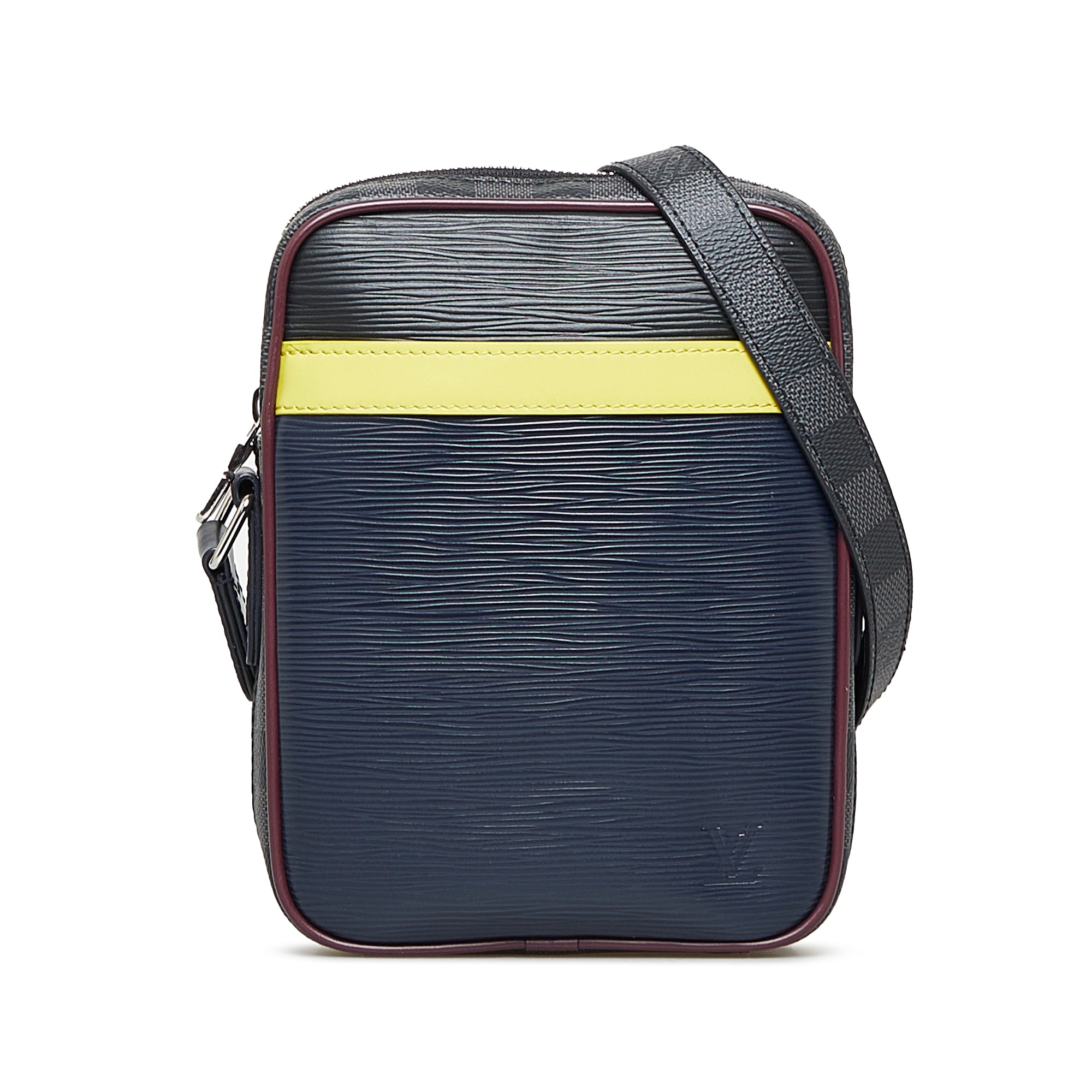 Sell Louis Vuitton Monogram Eclipse Epi Danube Slim Bag - Black/Blue
