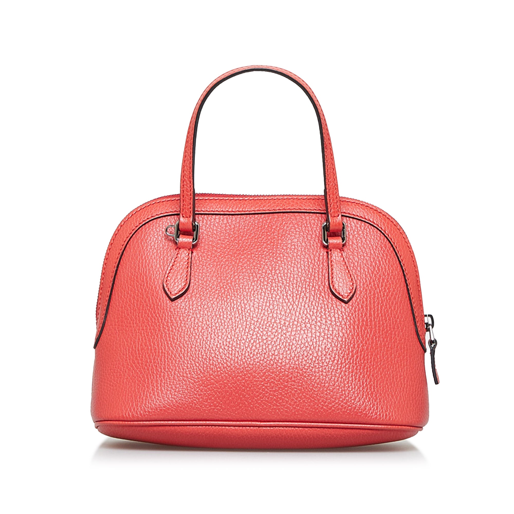 Gucci Pre-owned Mini Microguccissima Dome Satchel Bag - Red