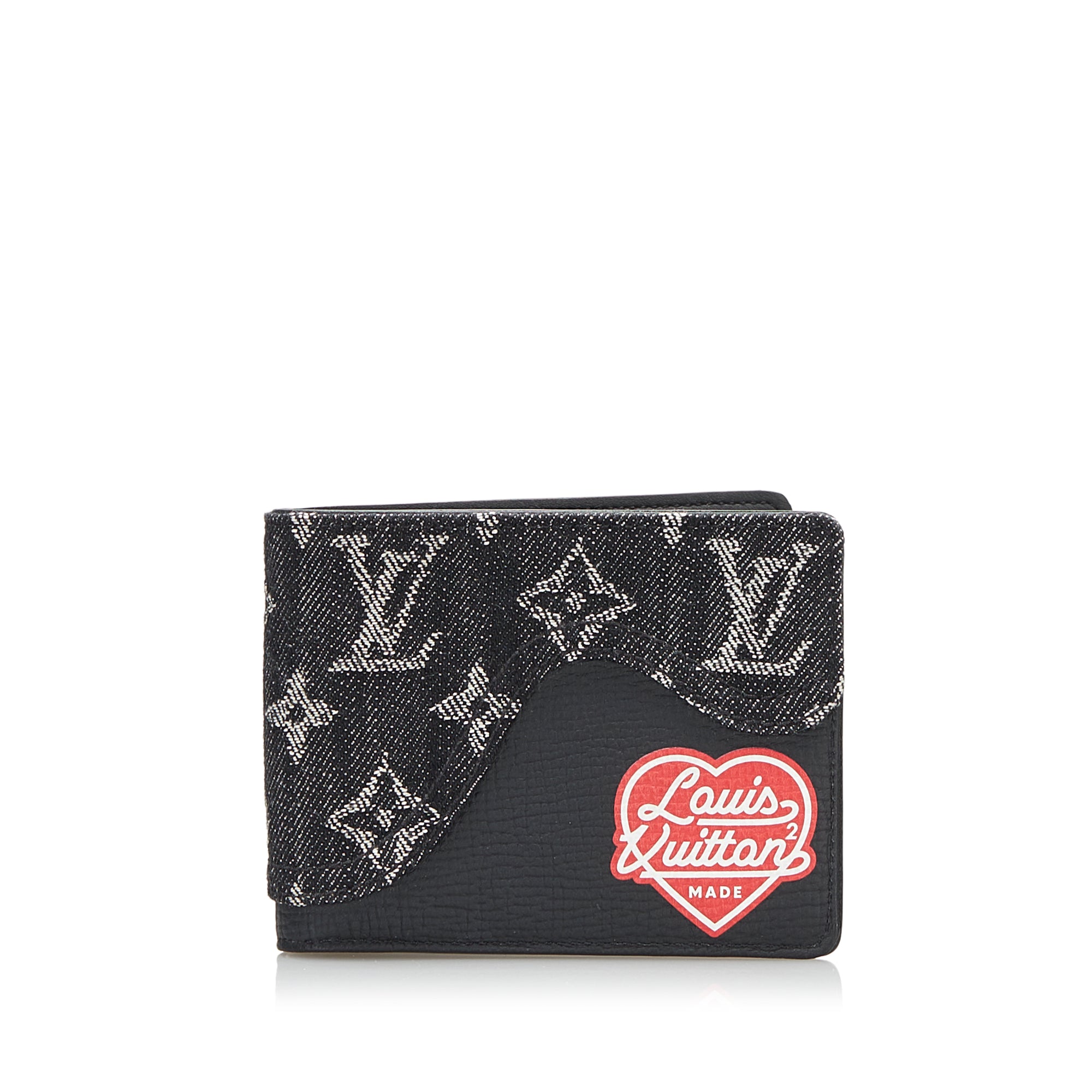 Louis Vuitton x Nigo Slender Wallet Monogram Black