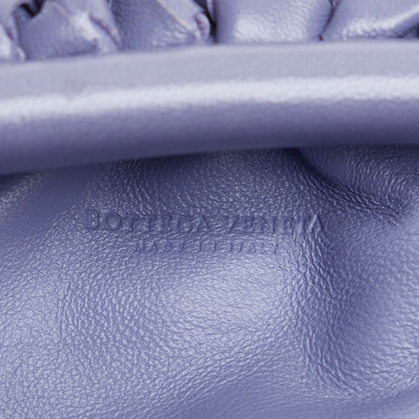 Bottega Veneta Intrecciato Leather Mini Pouch Purple