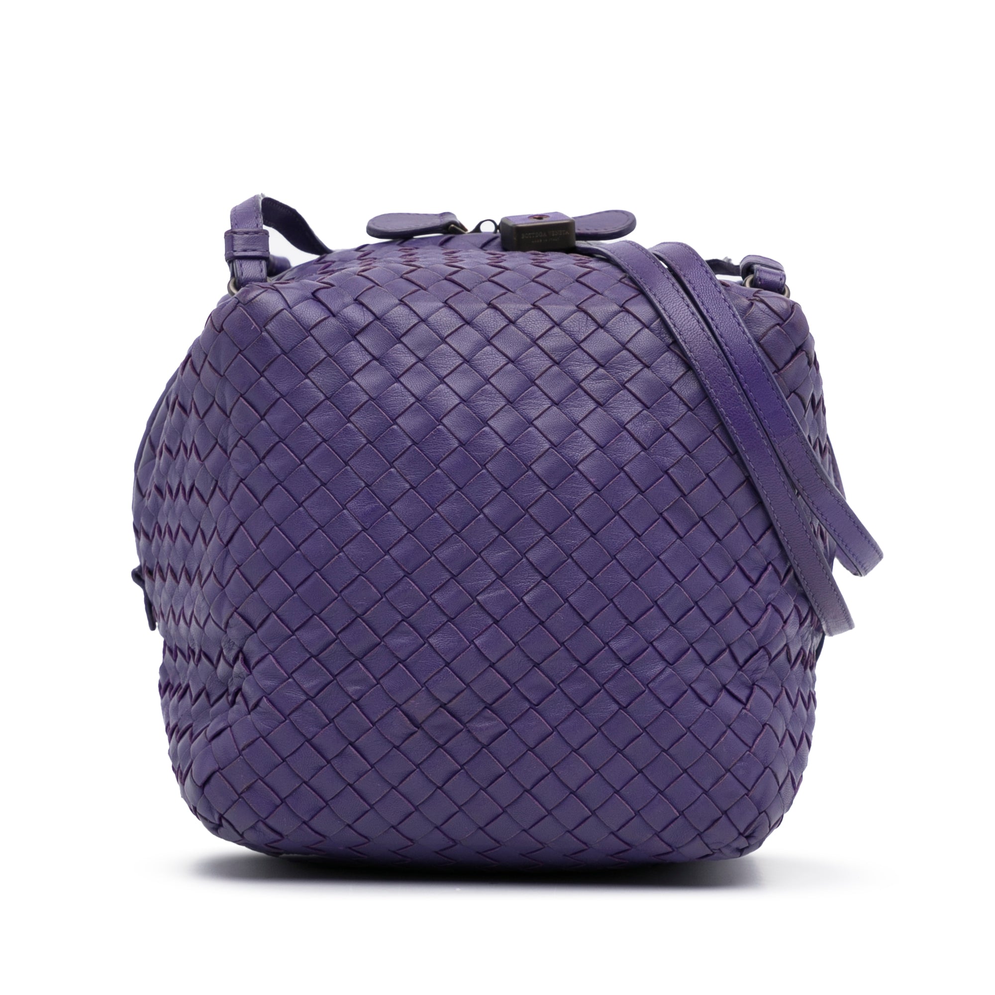 Bottega Veneta - Authenticated Point Handbag - Leather Black Plain for Women, Never Worn
