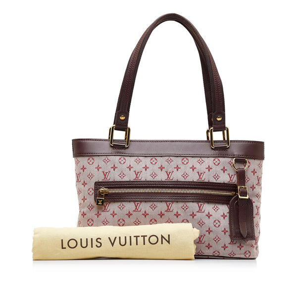 Red Louis Vuitton Monogram Mini Lin Lucille PM Handbag – Designer Revival