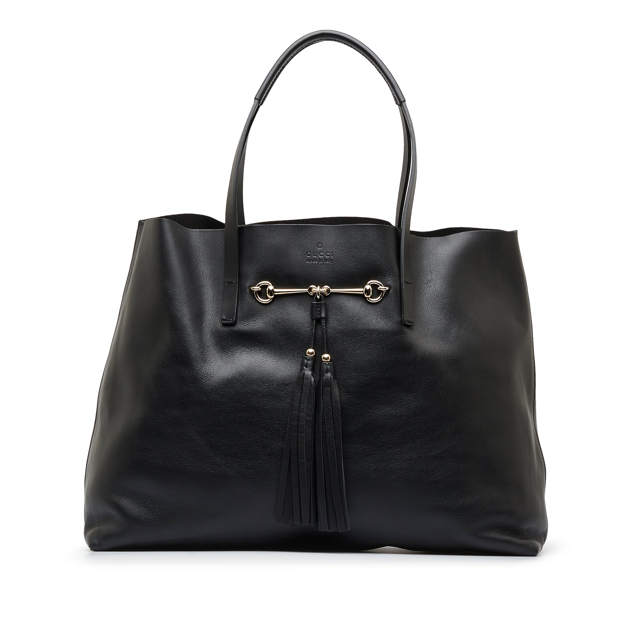 Longchamp - Authenticated Clutch Bag - Leather Black Plain for Women, Never Worn