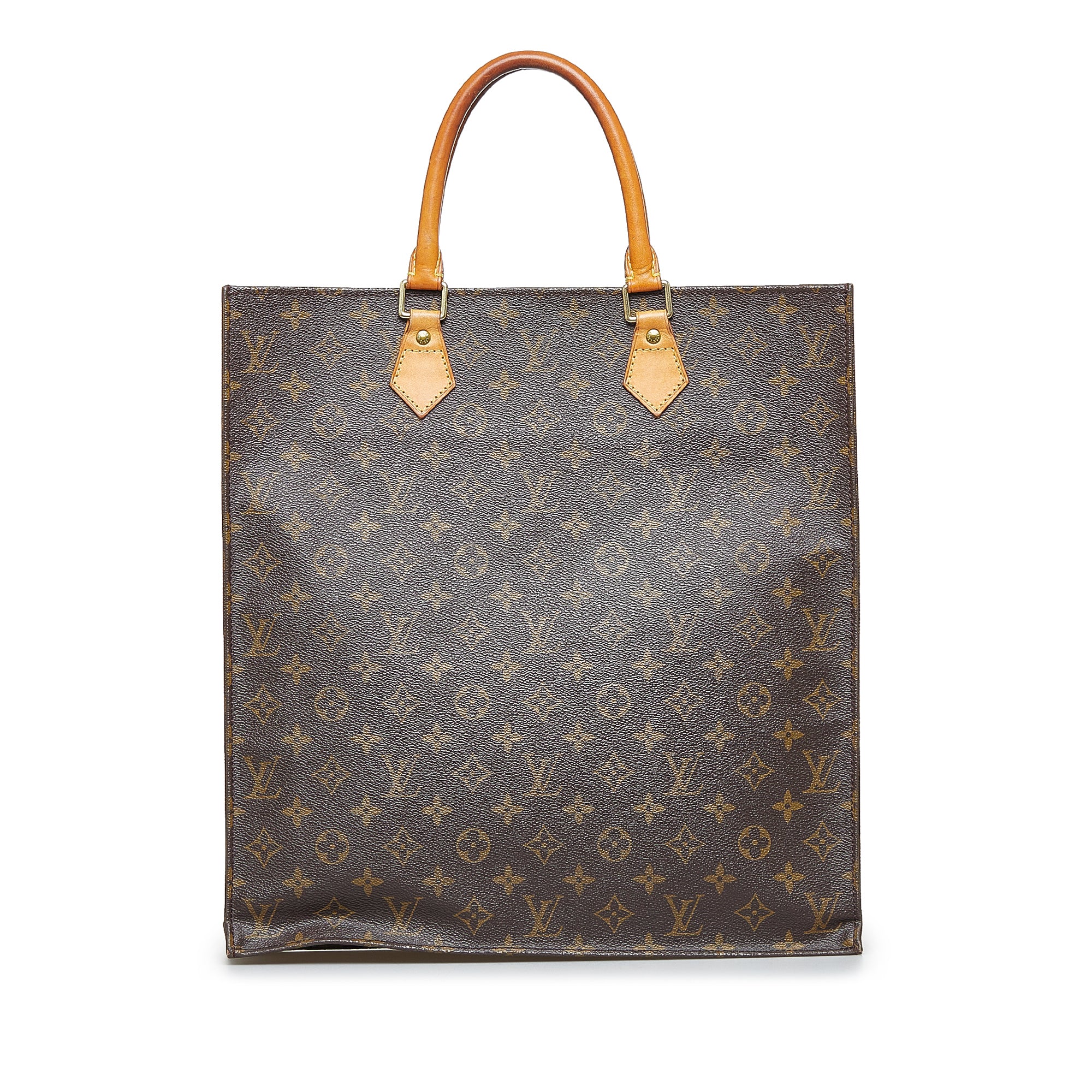 Louis Vuitton Monogram Canvas SAC PLAT Tote Bag