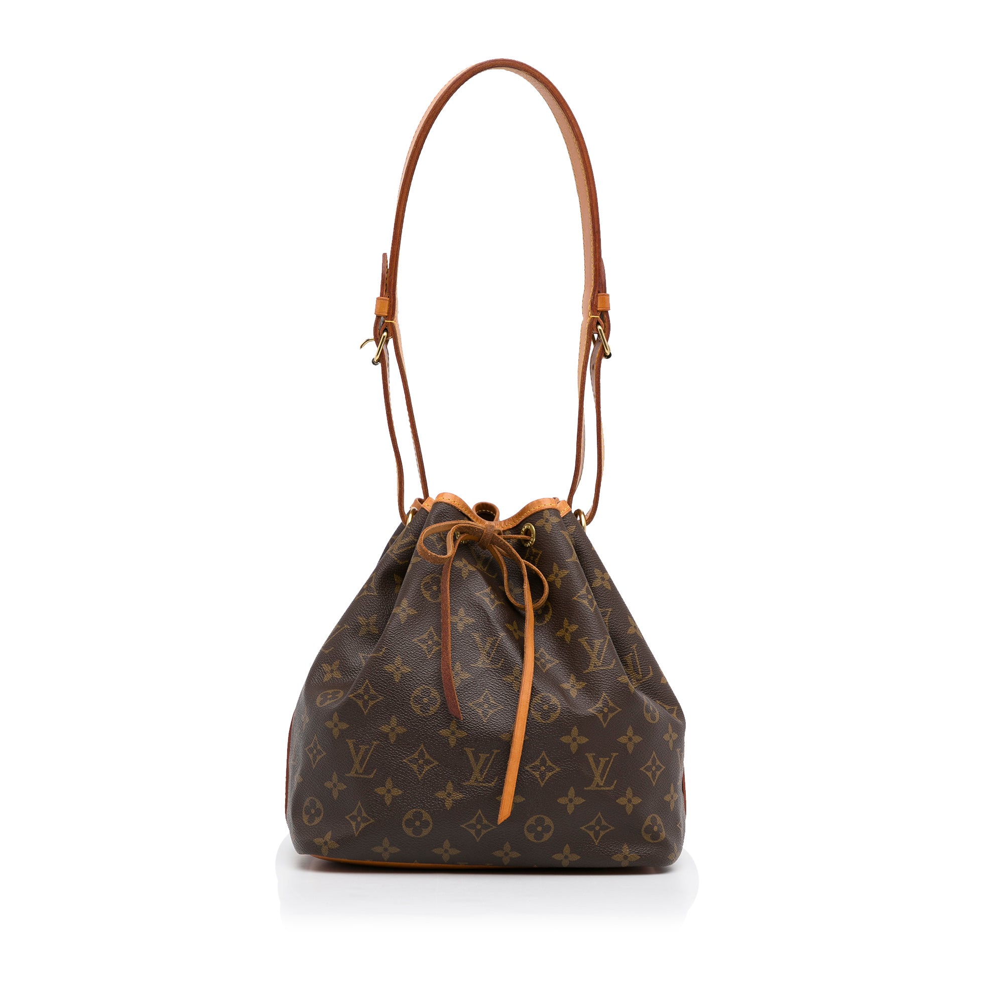 Brown Louis Vuitton Monogram Petit Noe Bucket Bag, RvceShops Revival
