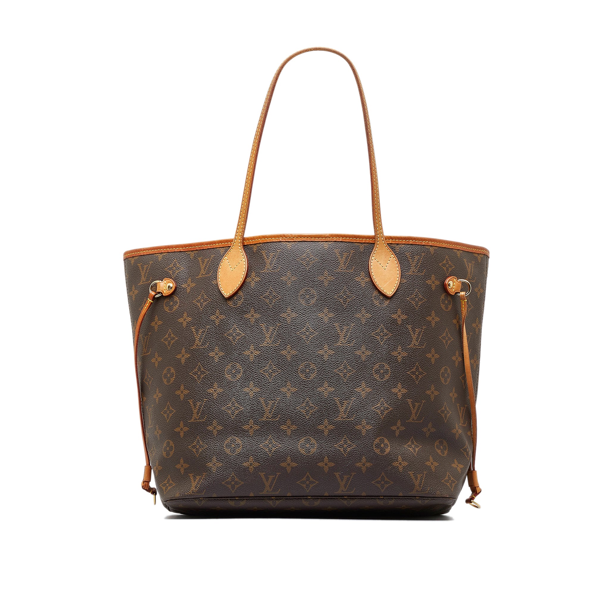 Louis Vuitton Leather Neverfull MM Tote Bag