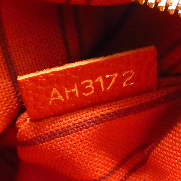 Red Louis Vuitton Monogram Empreinte Speedy Bandouliere 25 Satchel, Rihanna in Louis Vuitton