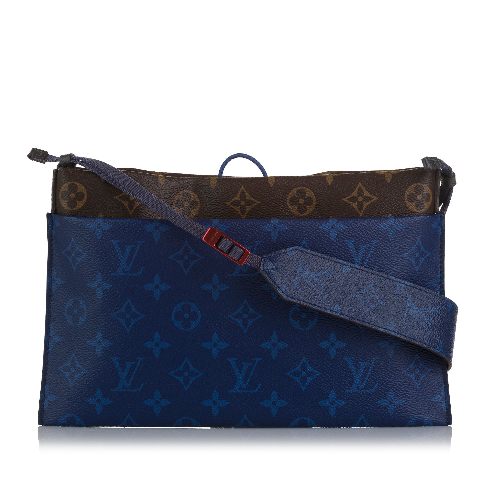 Louis Vuitton Lv cross body flap bag mix colors monogram small