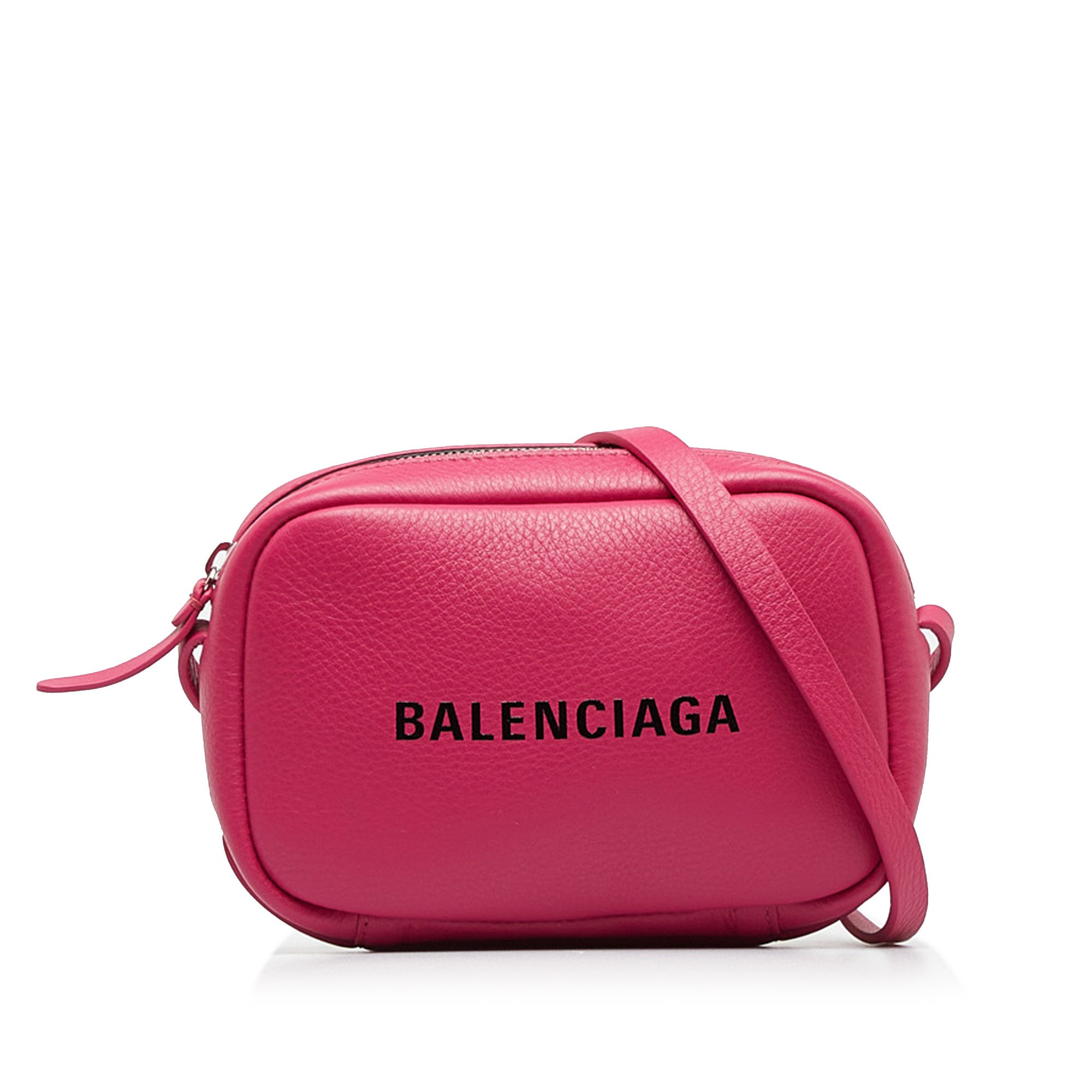 Balenciaga - Everyday Xs Metallic Calfskin Camera Crossbody Bag