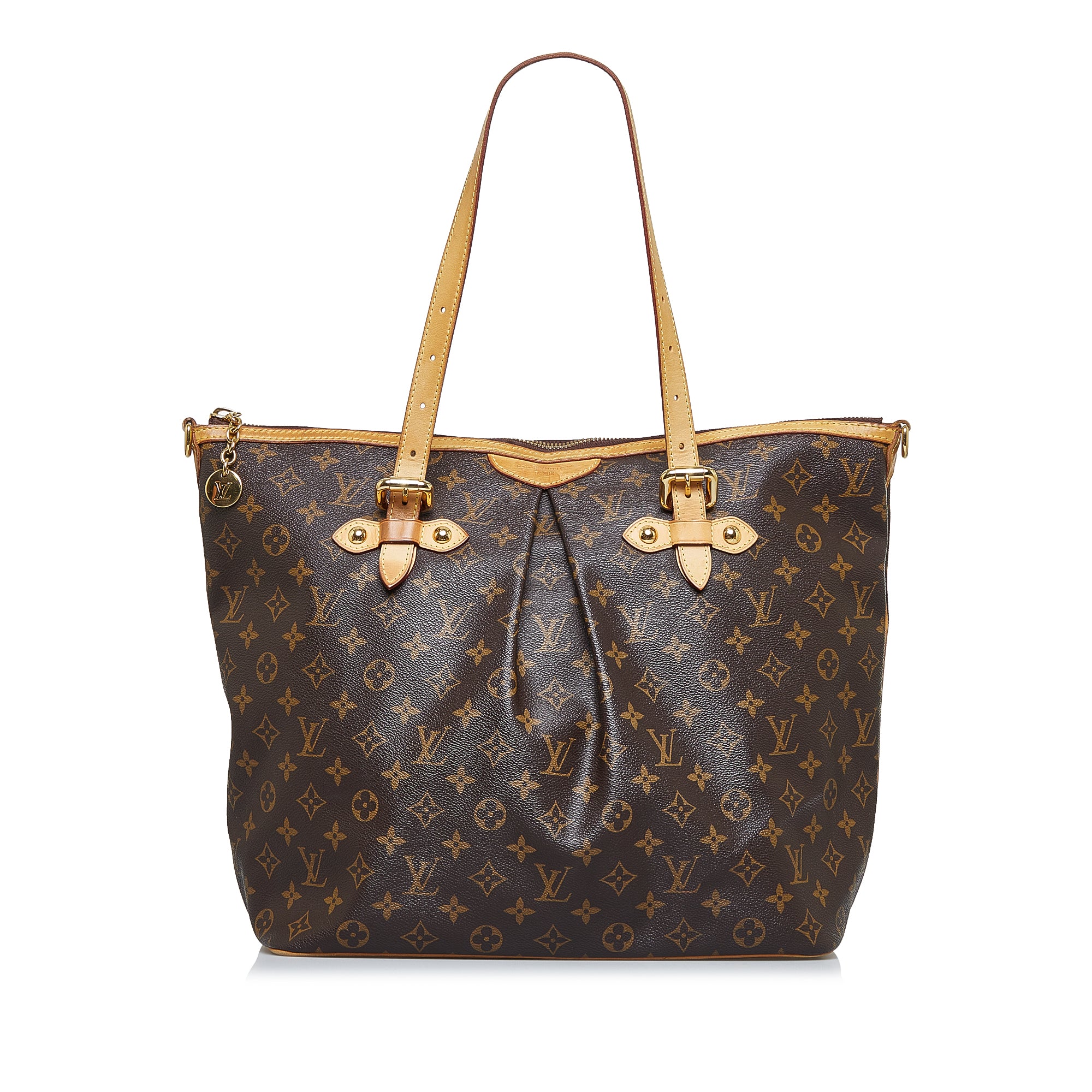 Louis Vuitton - Authenticated Palermo Handbag - Synthetic Brown for Women, Very Good Condition