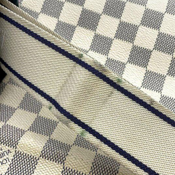 AmaflightschoolShops Revival, White Louis Vuitton Damier Azur Naviglio  Crossbody Bag