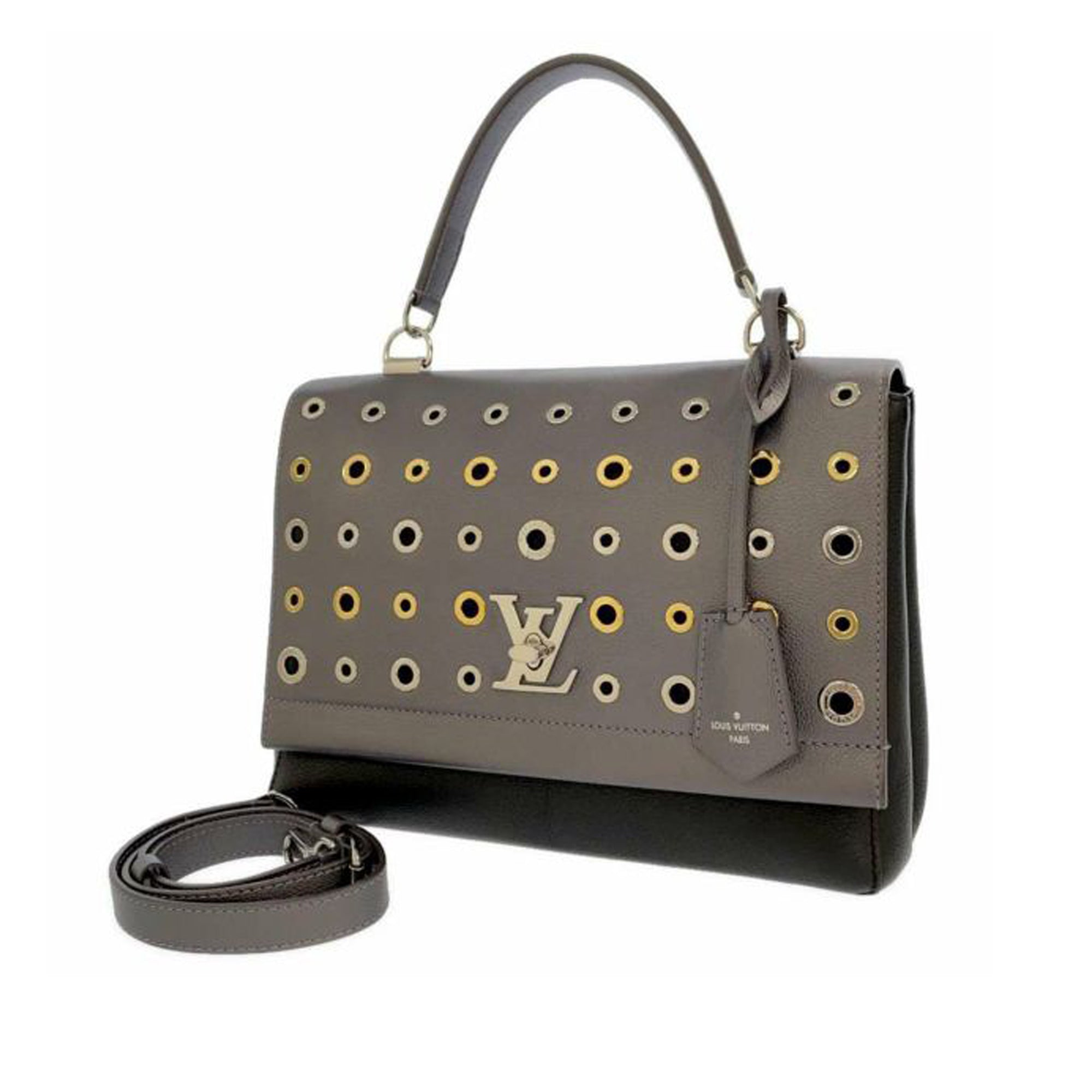 Louis Vuitton - Authenticated Twist Handbag - Leather Black Plain for Women, Very Good Condition