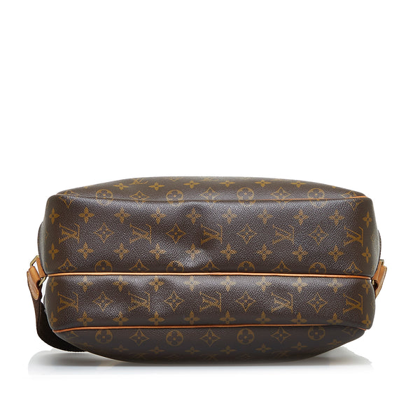 Black Louis Vuitton Monogram Reporter GM Crossbody Bag