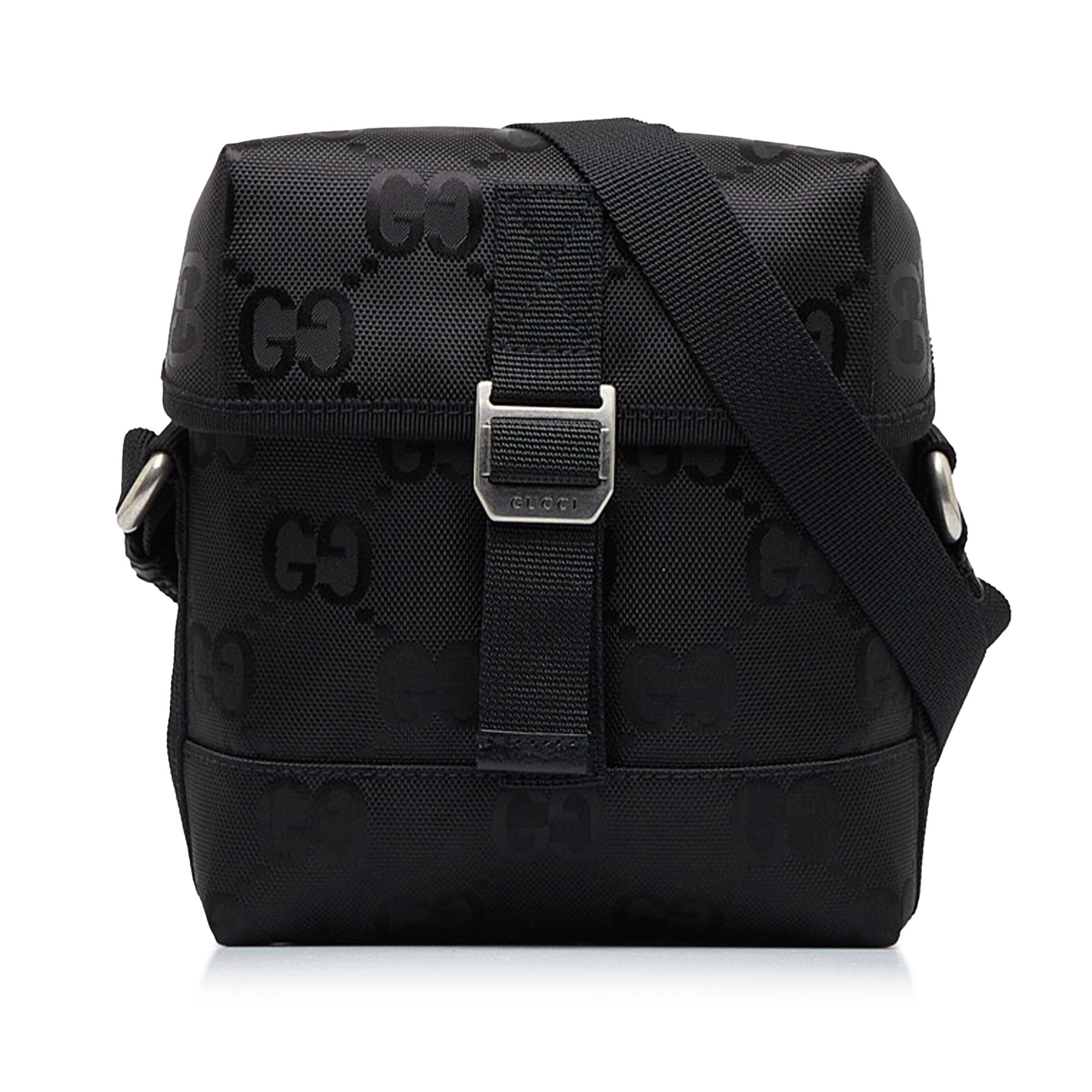 Black Gucci GG Econyl Off The Grid Messenger Bag – Designer Revival