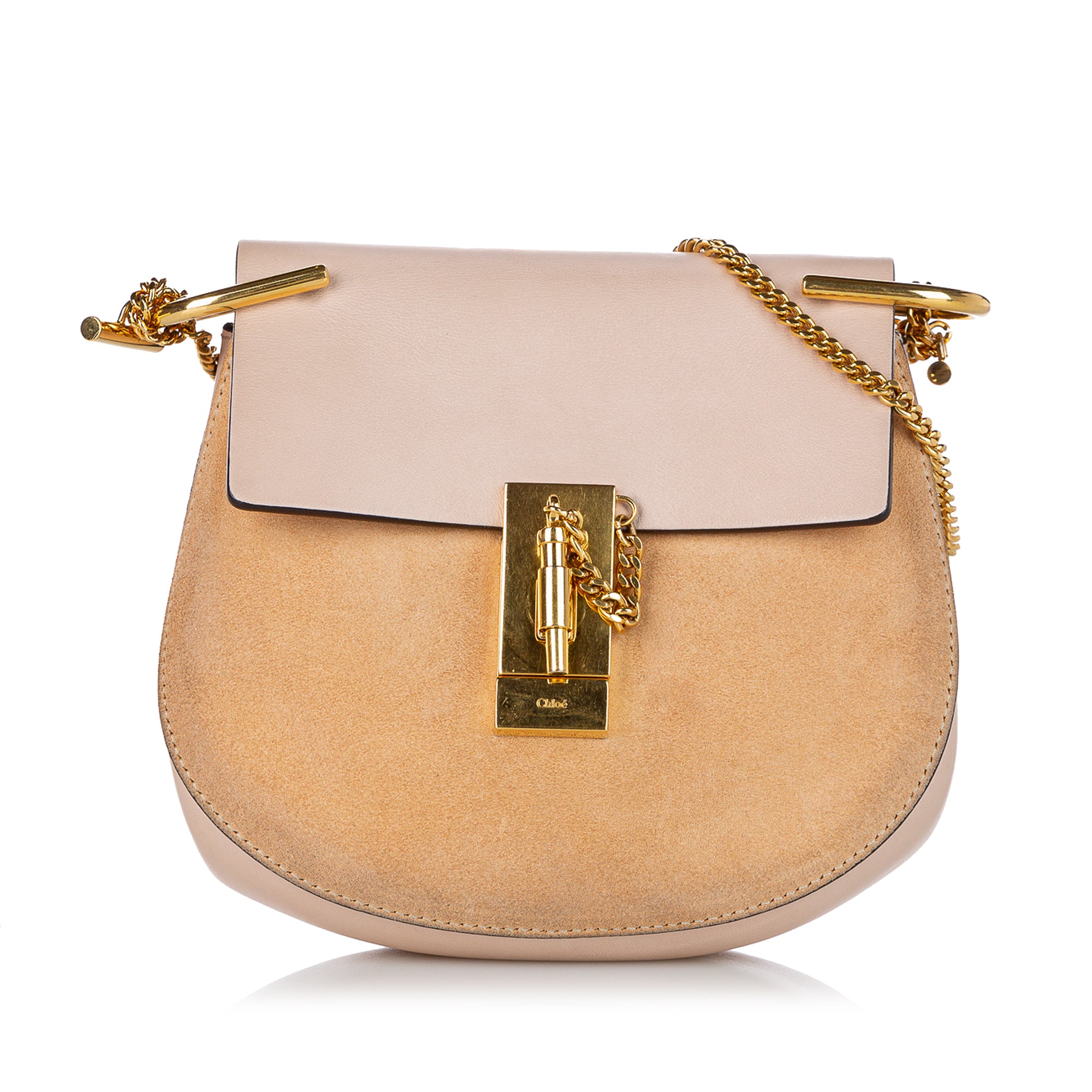 Crossbody Bag - Tan/Gold