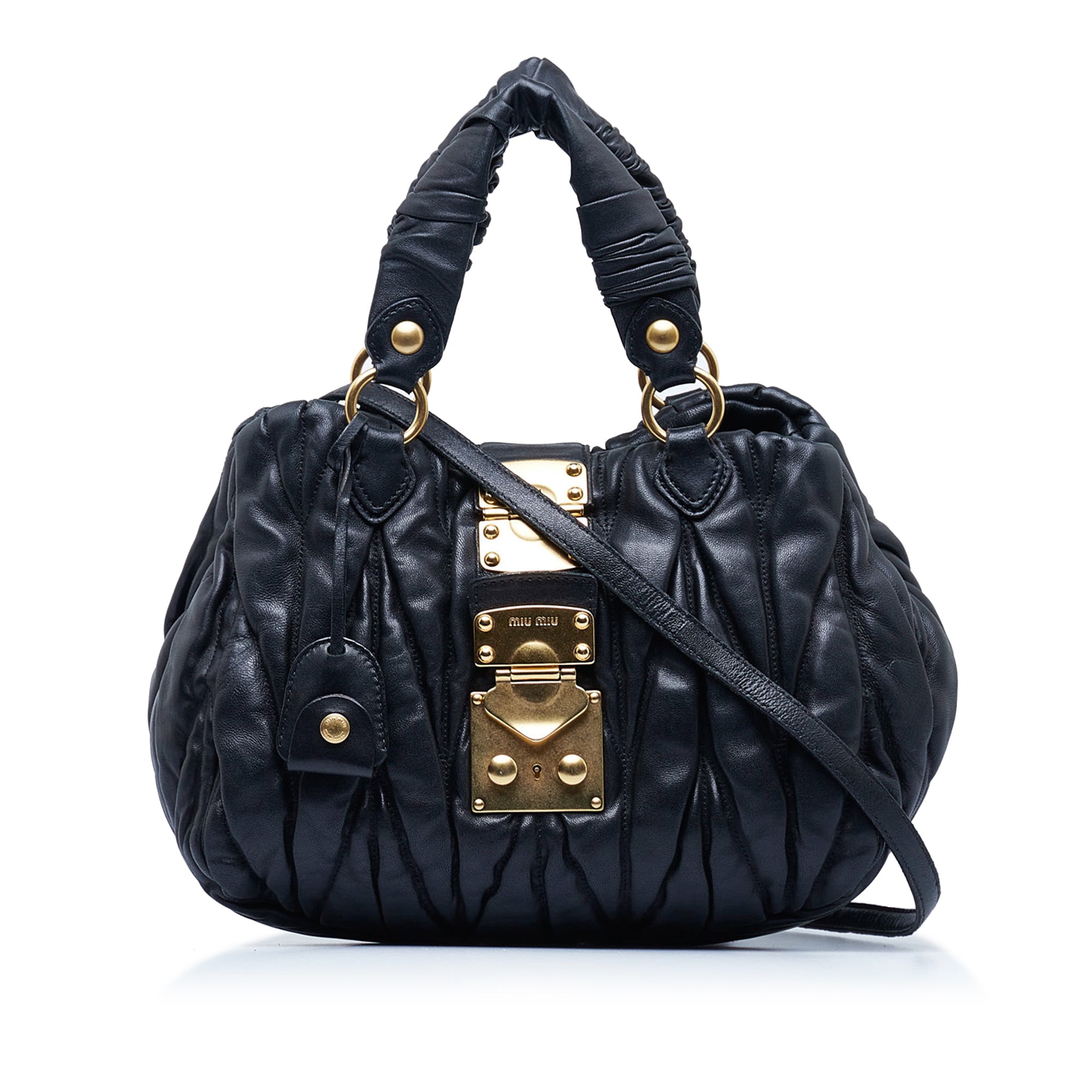 Miu Miu - Coffer Matelasse Bag Black