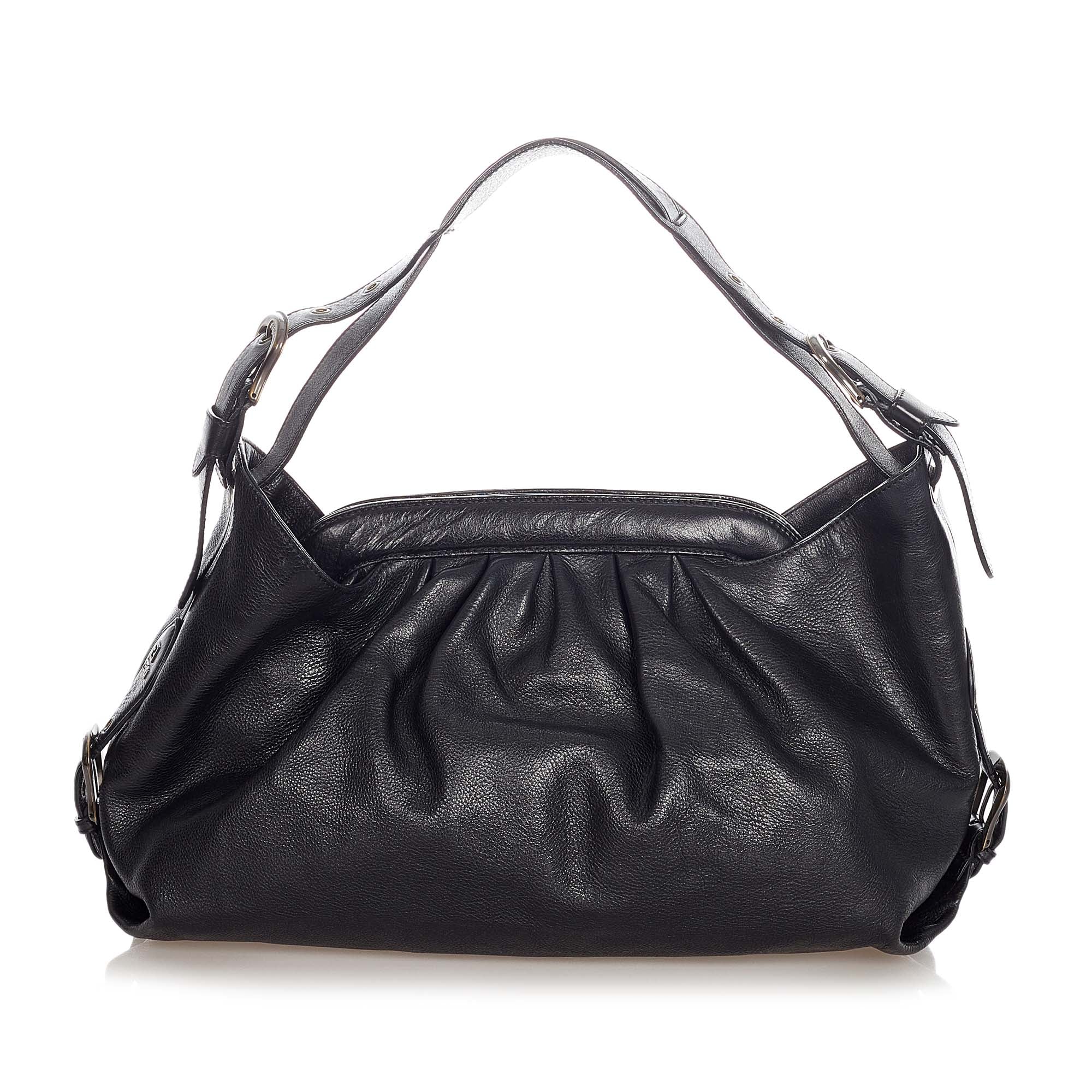 Leather Doctor Bag for Women Black Leather Shoulder Bag 
