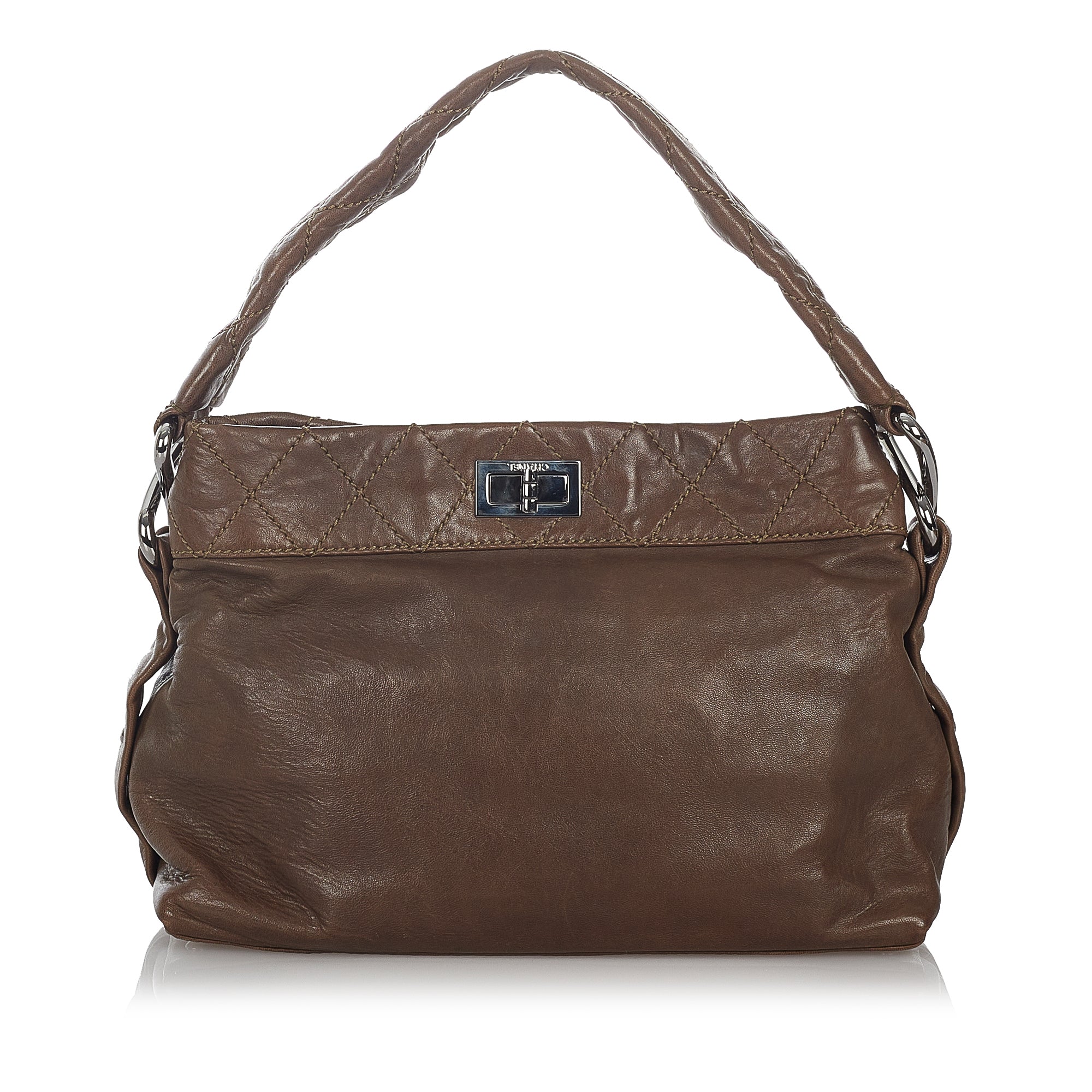 Dissona large capacity bag genuine leather bag one shoulder