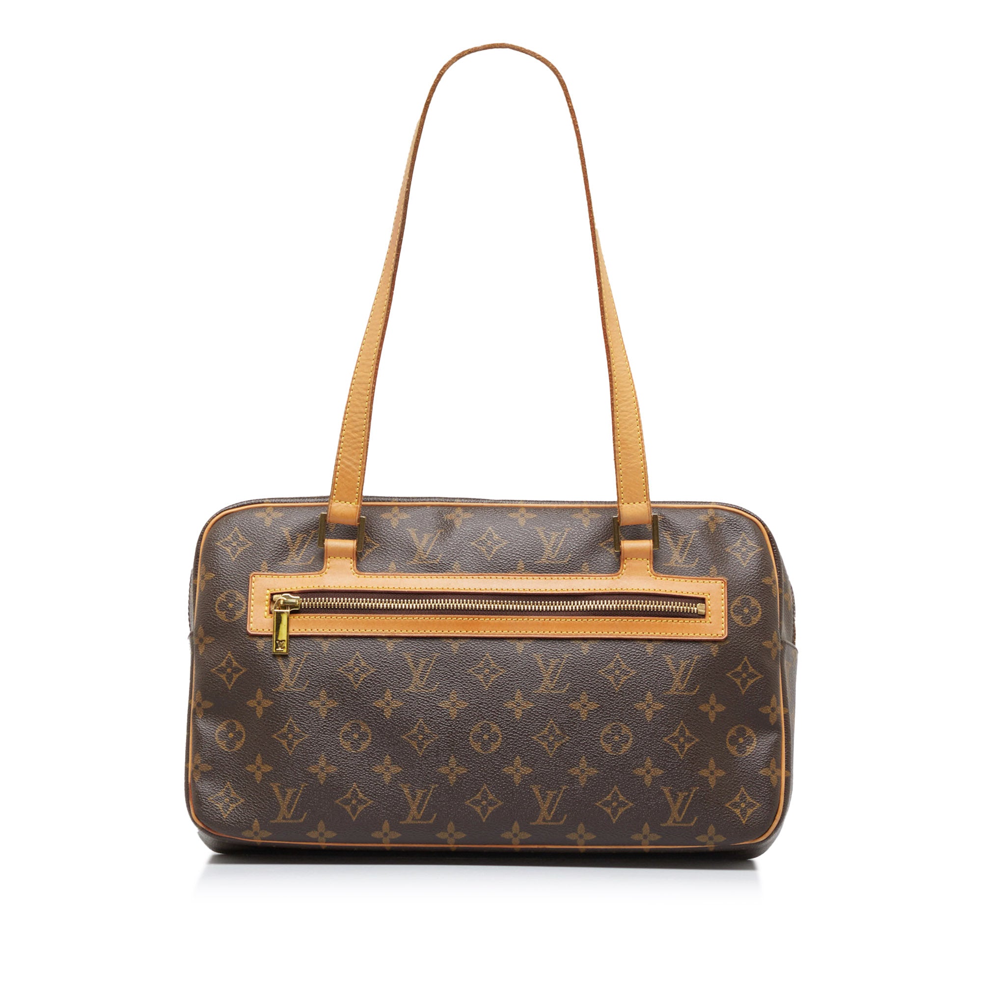 Authentic Louis Vuitton Shoulder Bag Brown Monogram 