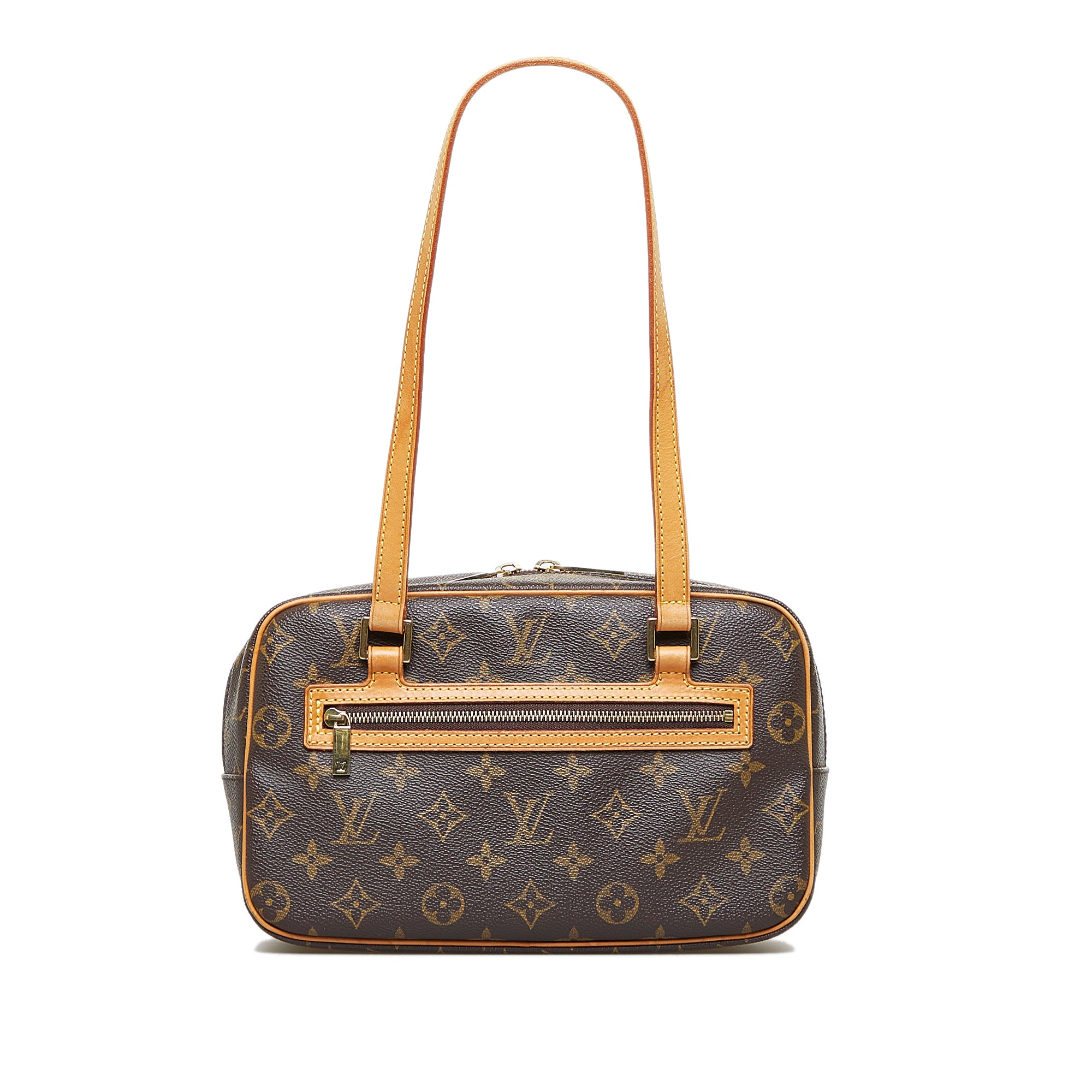 Cite leather handbag Louis Vuitton Brown in Leather - 36436226